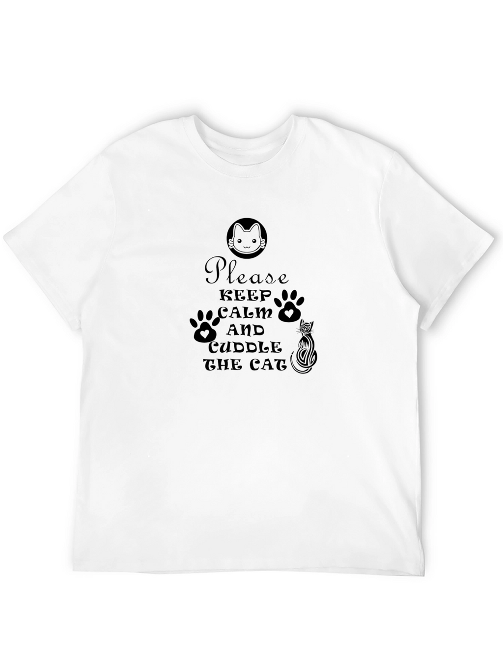 Keep Calm & Cuddle Cat T-Shirt