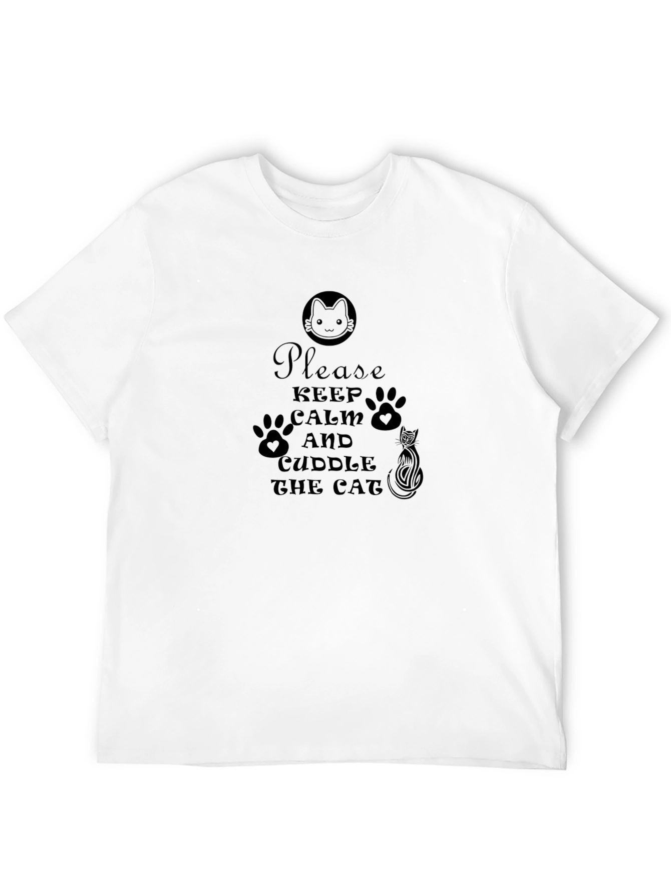 Keep Calm & Cuddle Cat T-Shirt