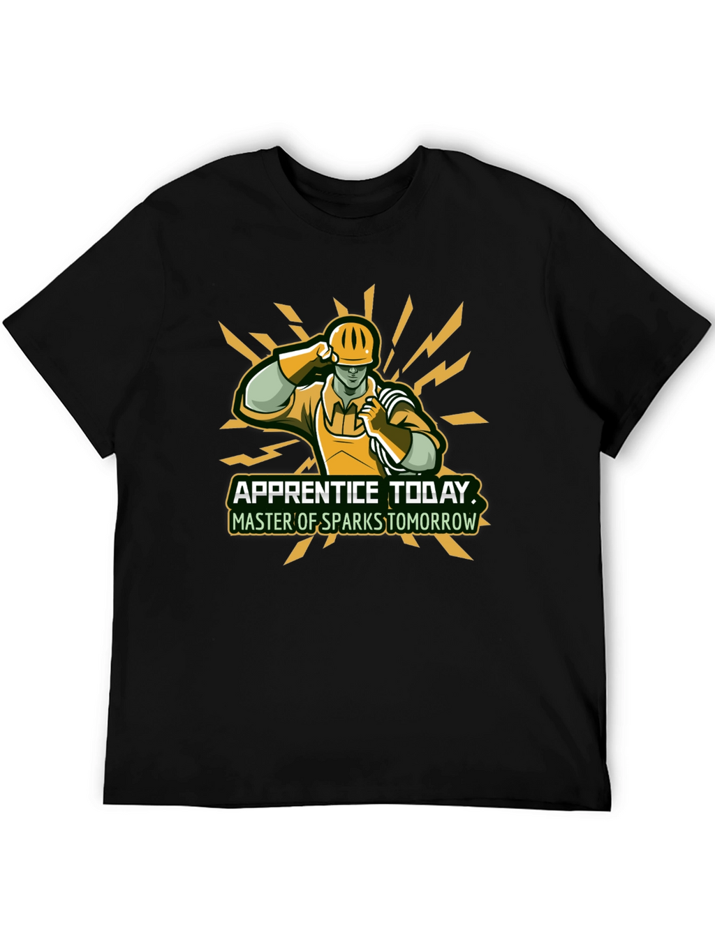 Apprentice Today Master Tomorrow Black T-Shirt