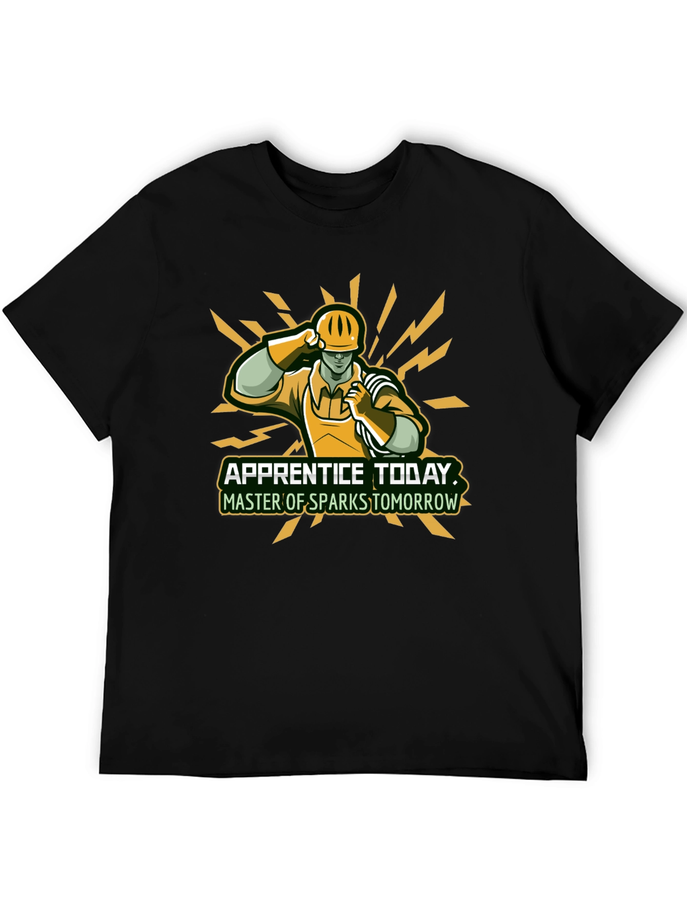 Apprentice Today Master Tomorrow Black T-Shirt