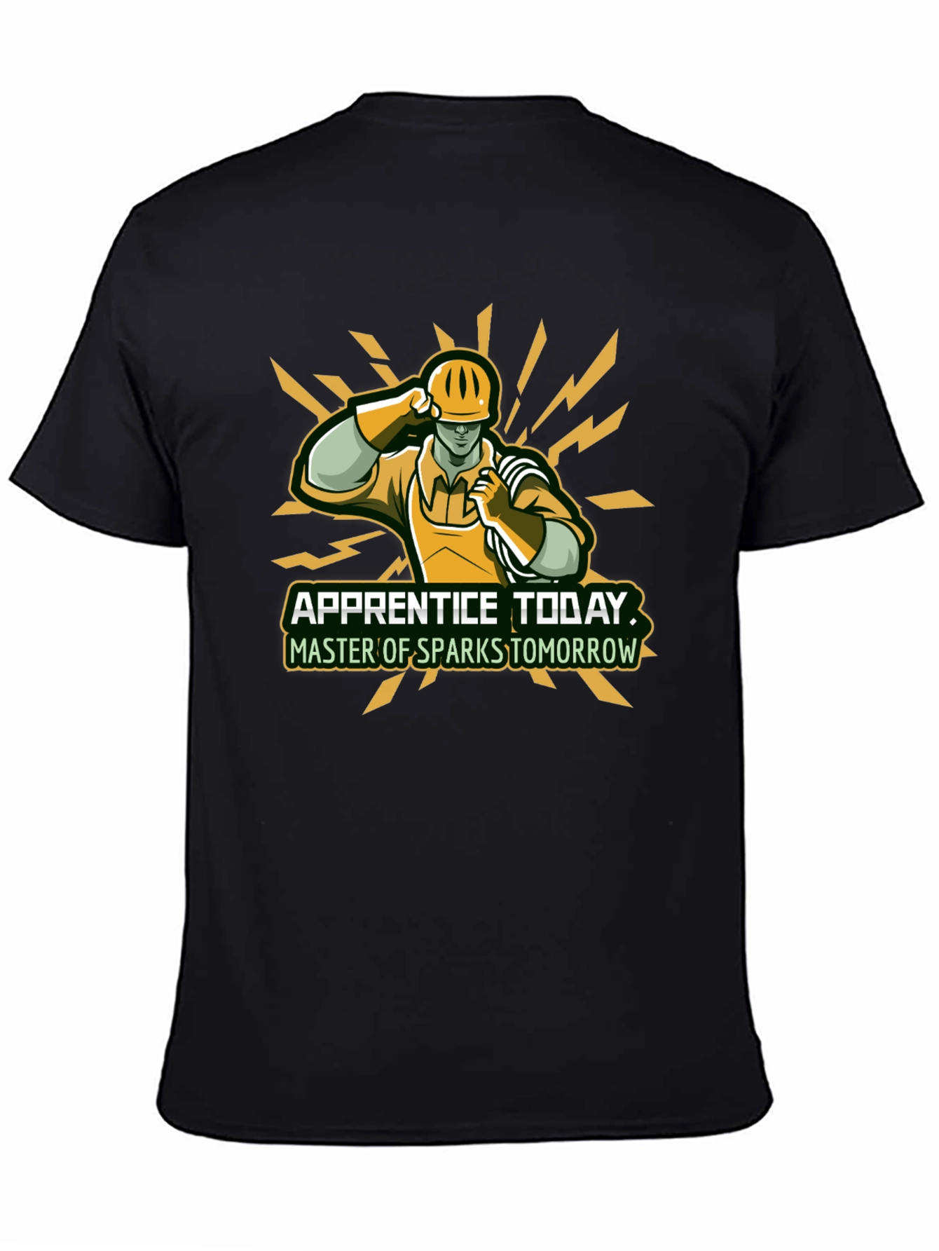 Apprentice Today Master Tomorrow Black T-Shirt