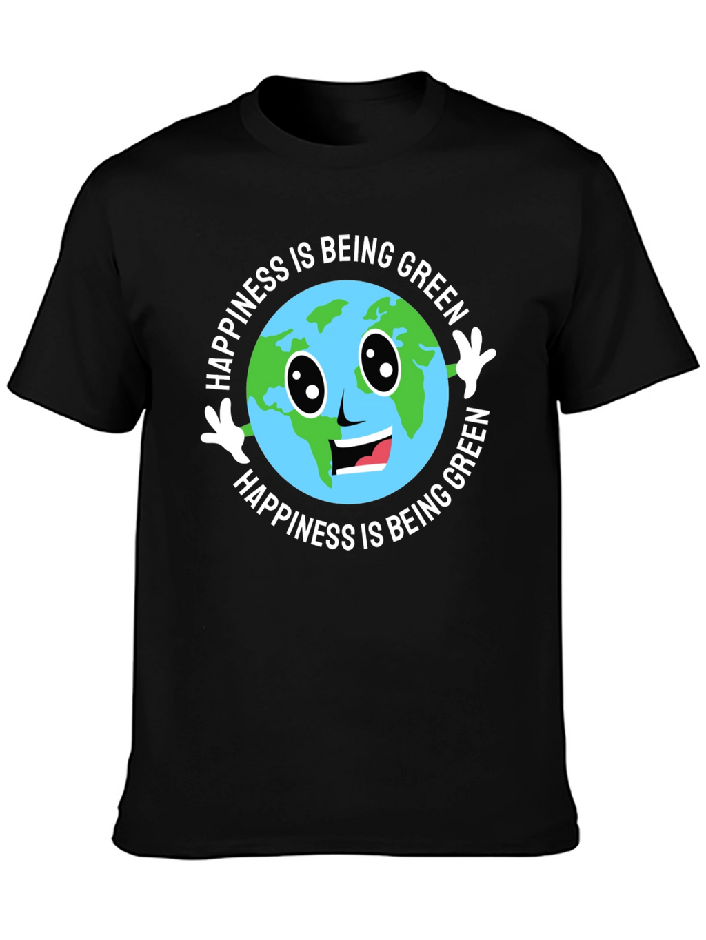 Happiness Is Being Green Earth T-Shirt