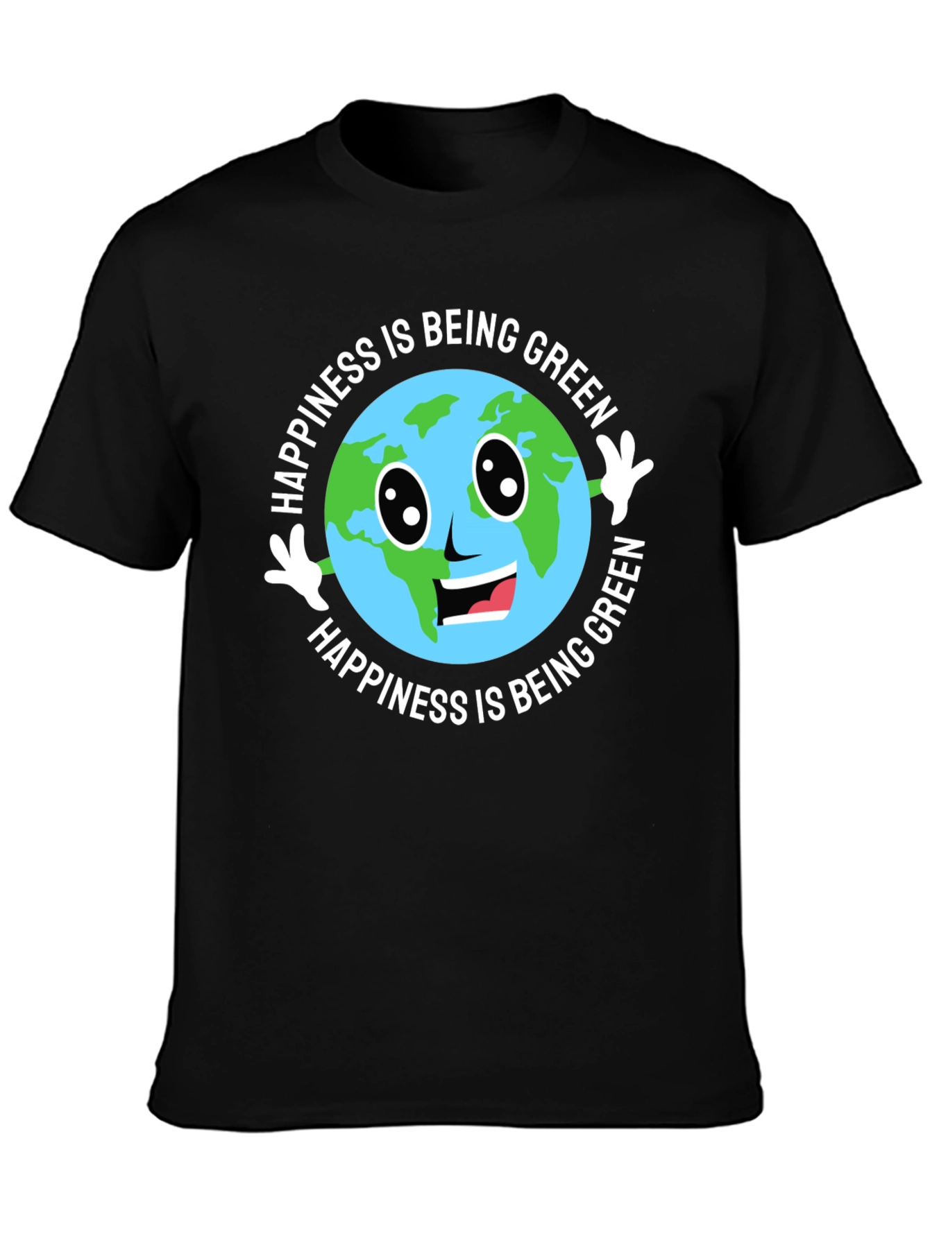Happiness Is Being Green Earth T-Shirt