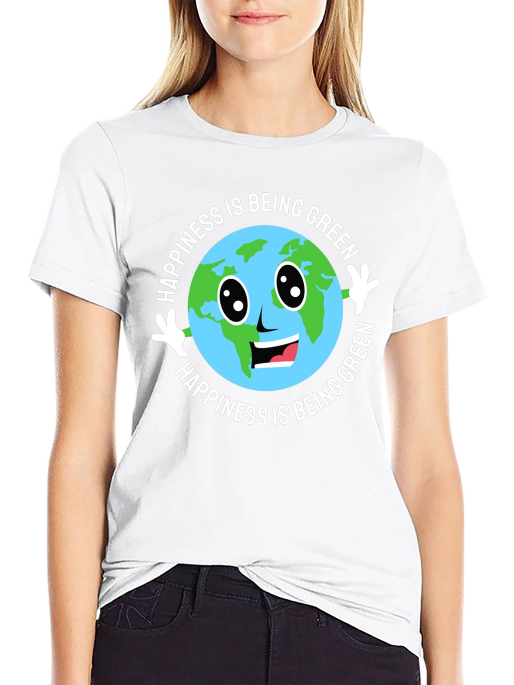 Happiness Is Being Green Earth T-Shirt