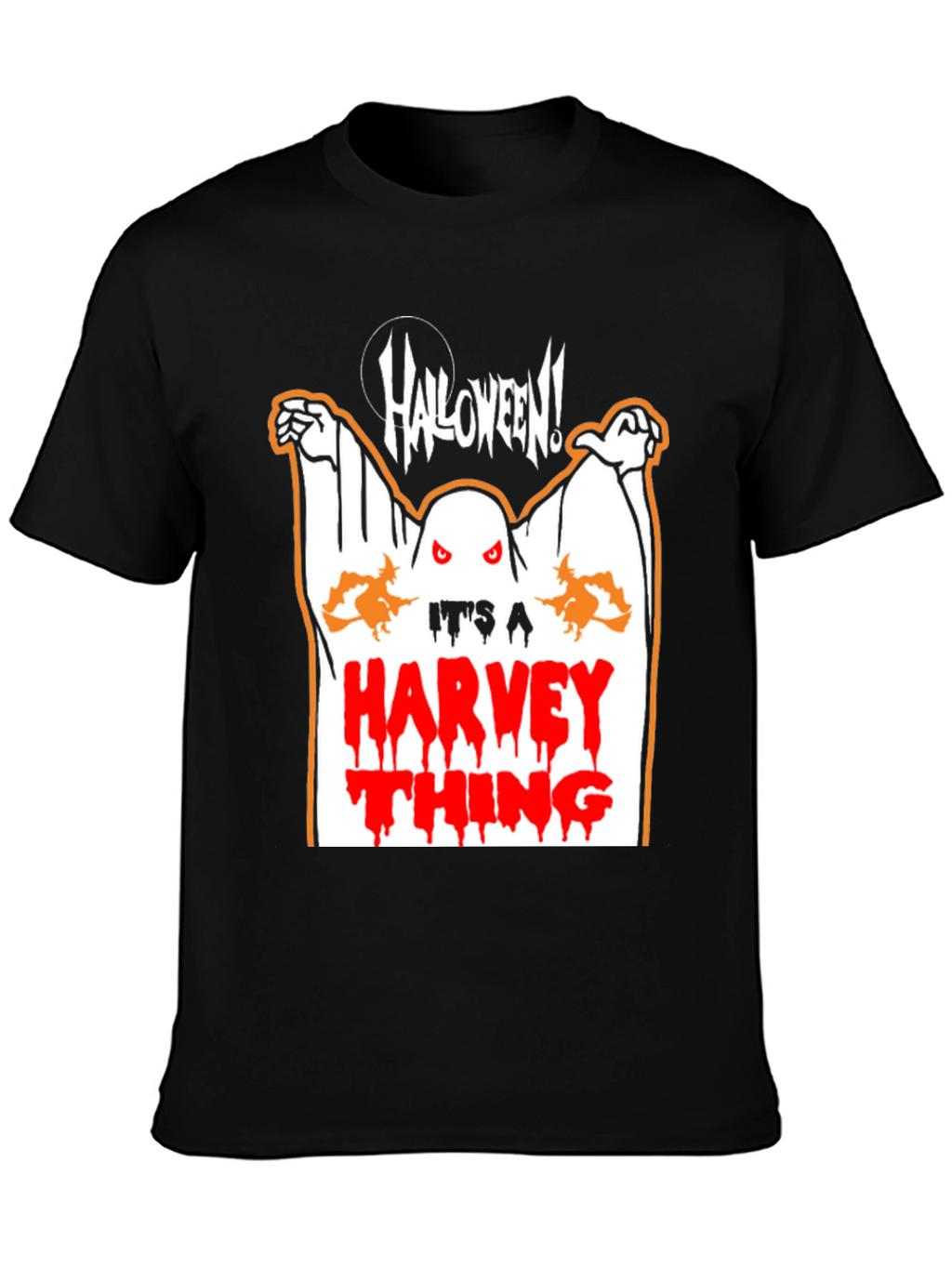 Halloween Harvey Ghost Graphic Tee