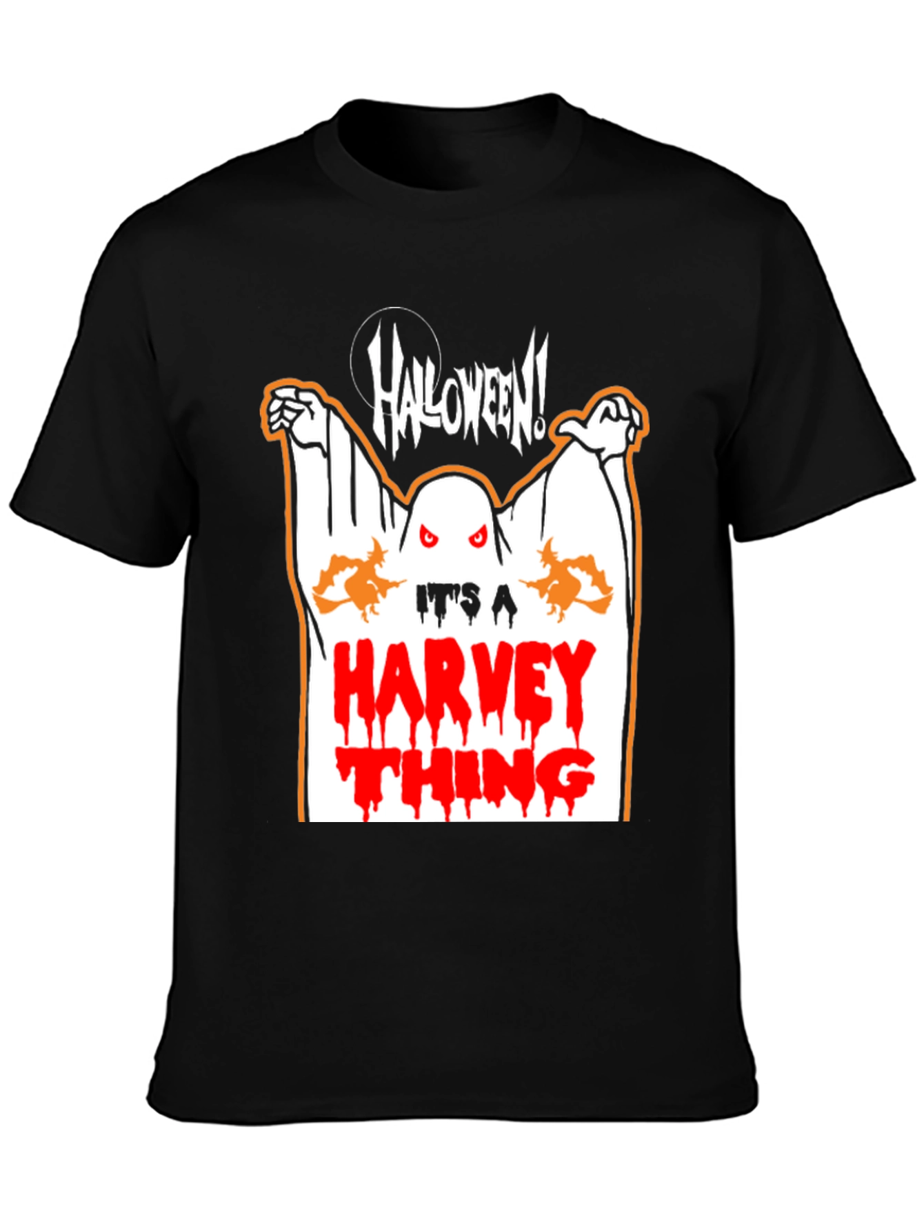 Halloween Harvey Ghost Graphic Tee
