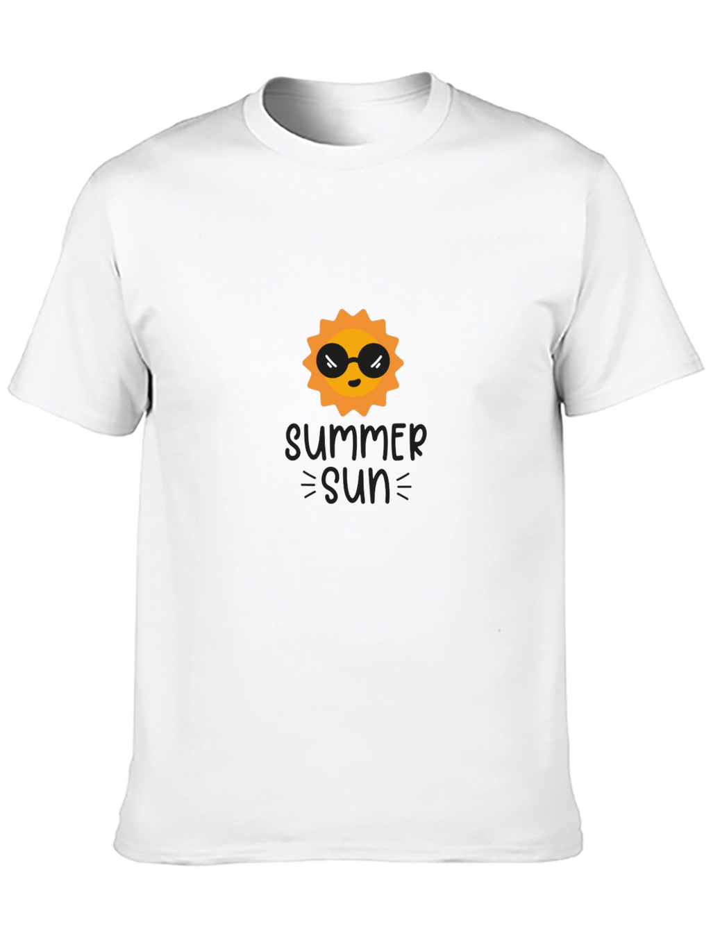 Summer Sun Graphic Tee - Black T-Shirt