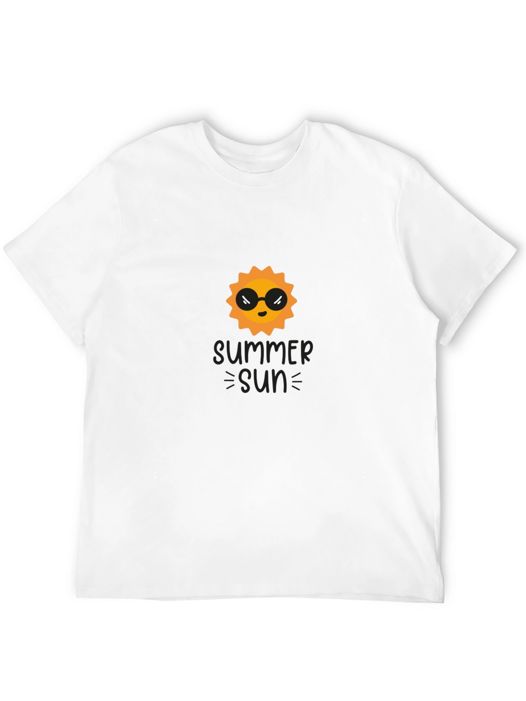 Summer Sun Graphic Tee - Black T-Shirt