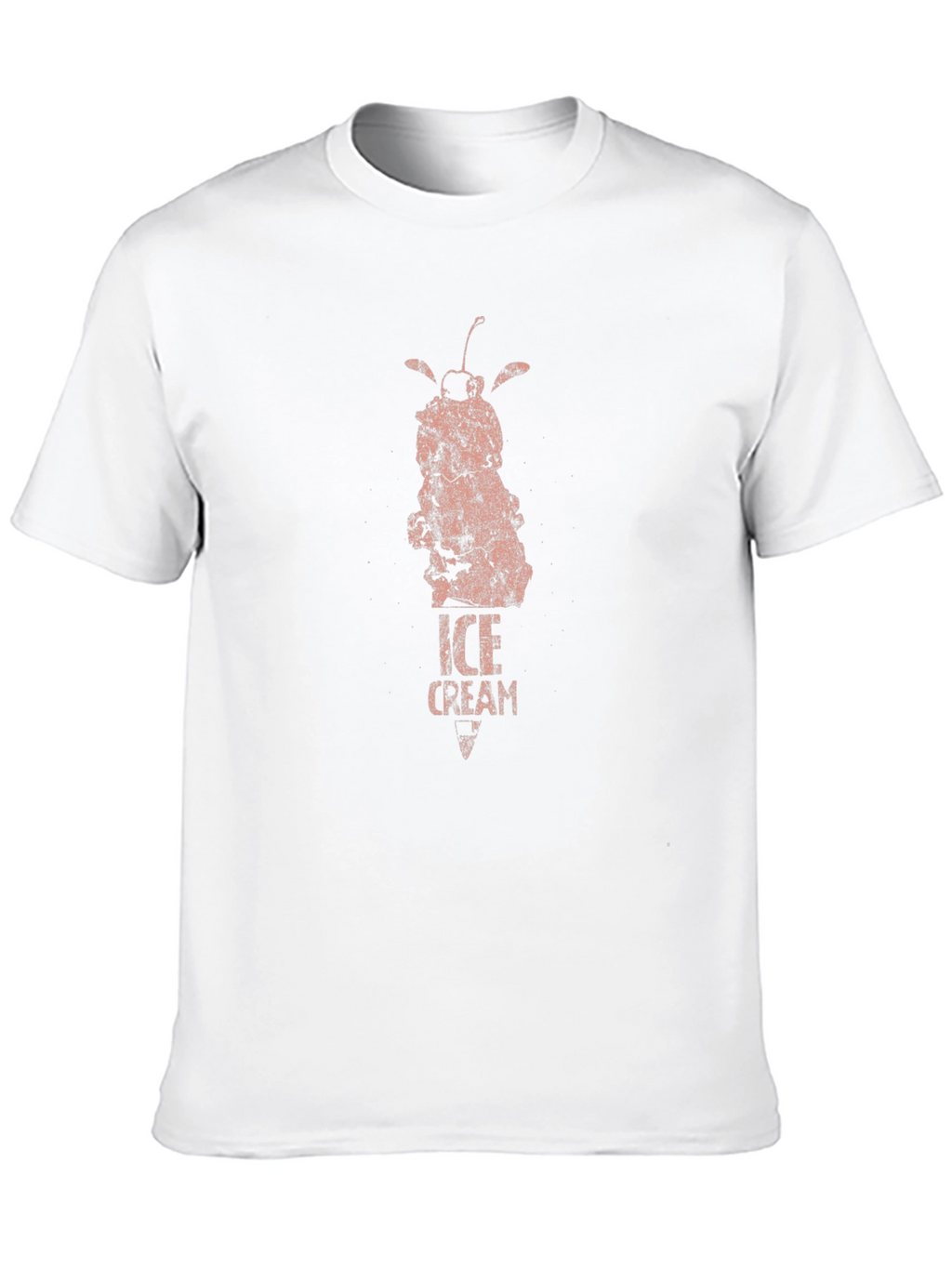 Ice Cream Graphic Tee - Unique Retro Design