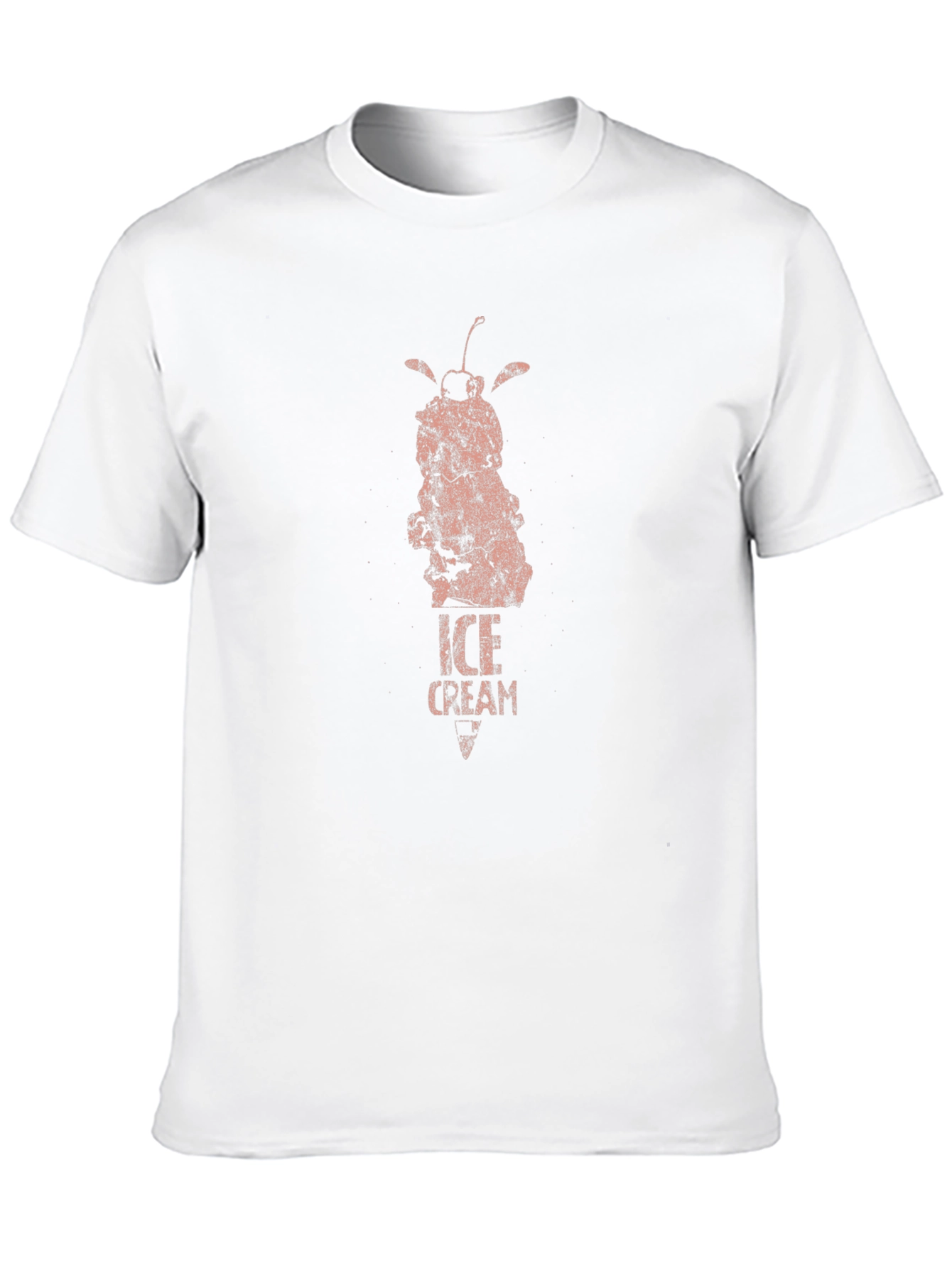 Ice Cream Graphic Tee - Unique Retro Design