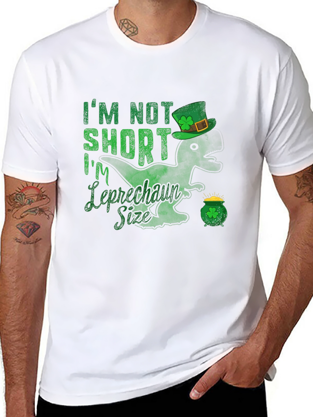 St. Patricks Day Dinosaur T-Shirt