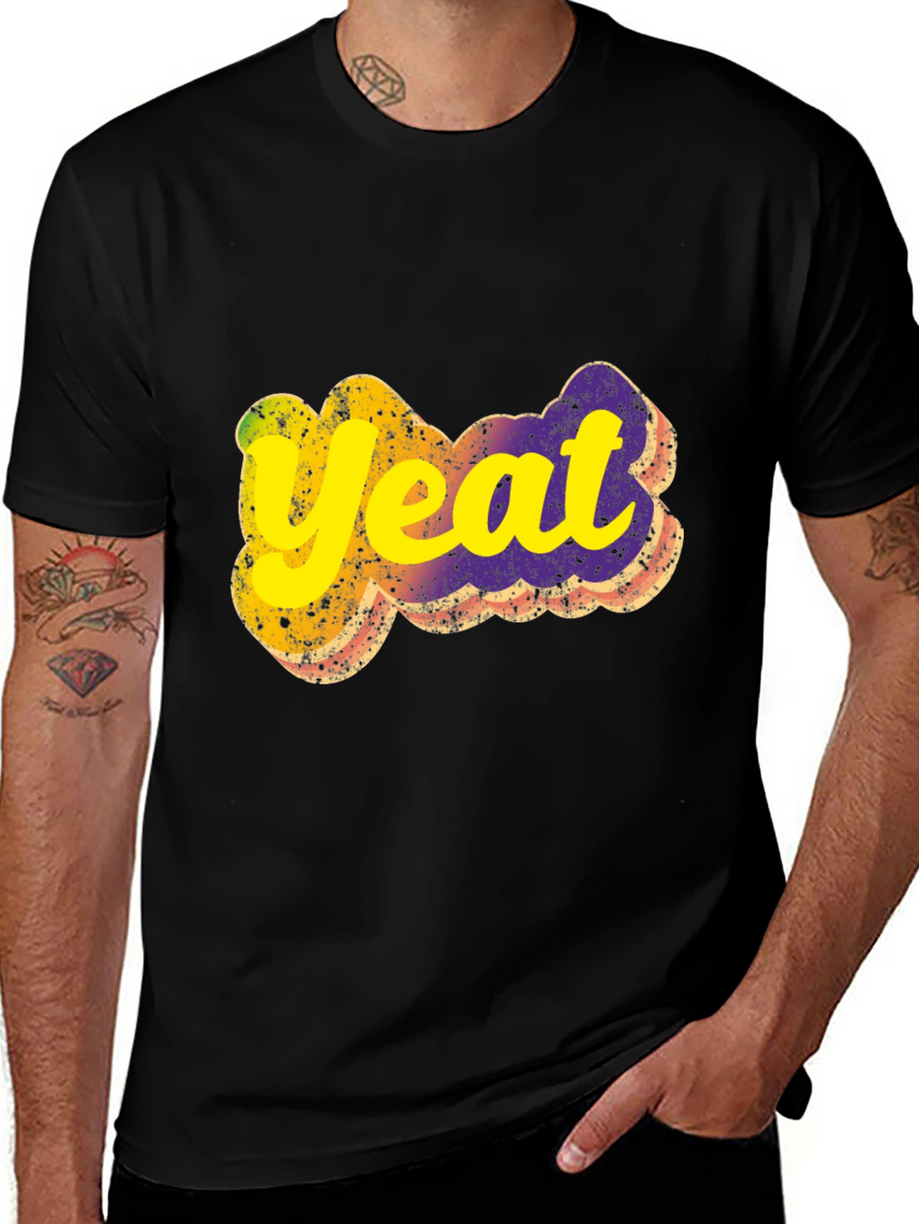 Yeat Graphic Black T-Shirt