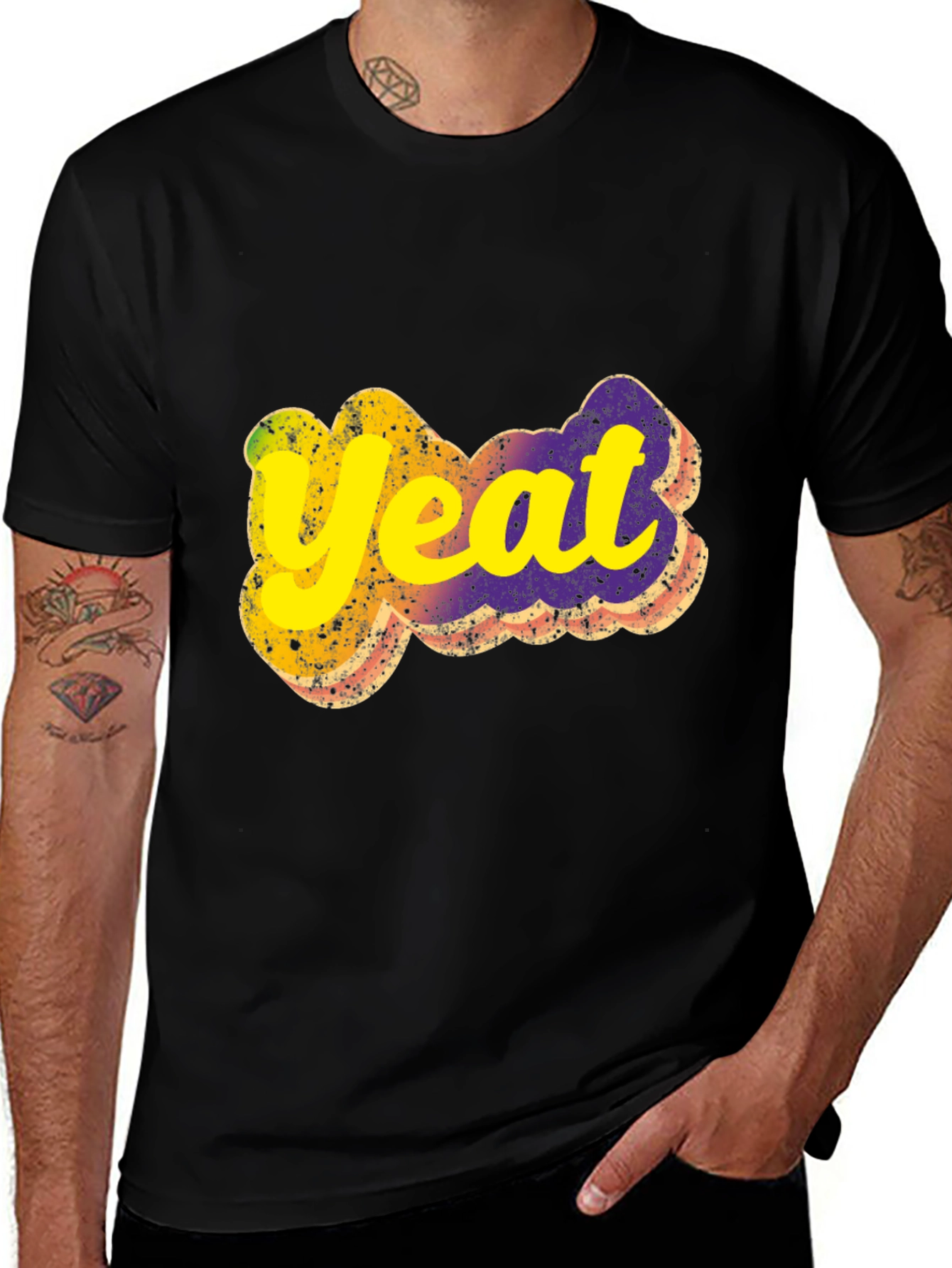 Yeat Graphic Black T-Shirt