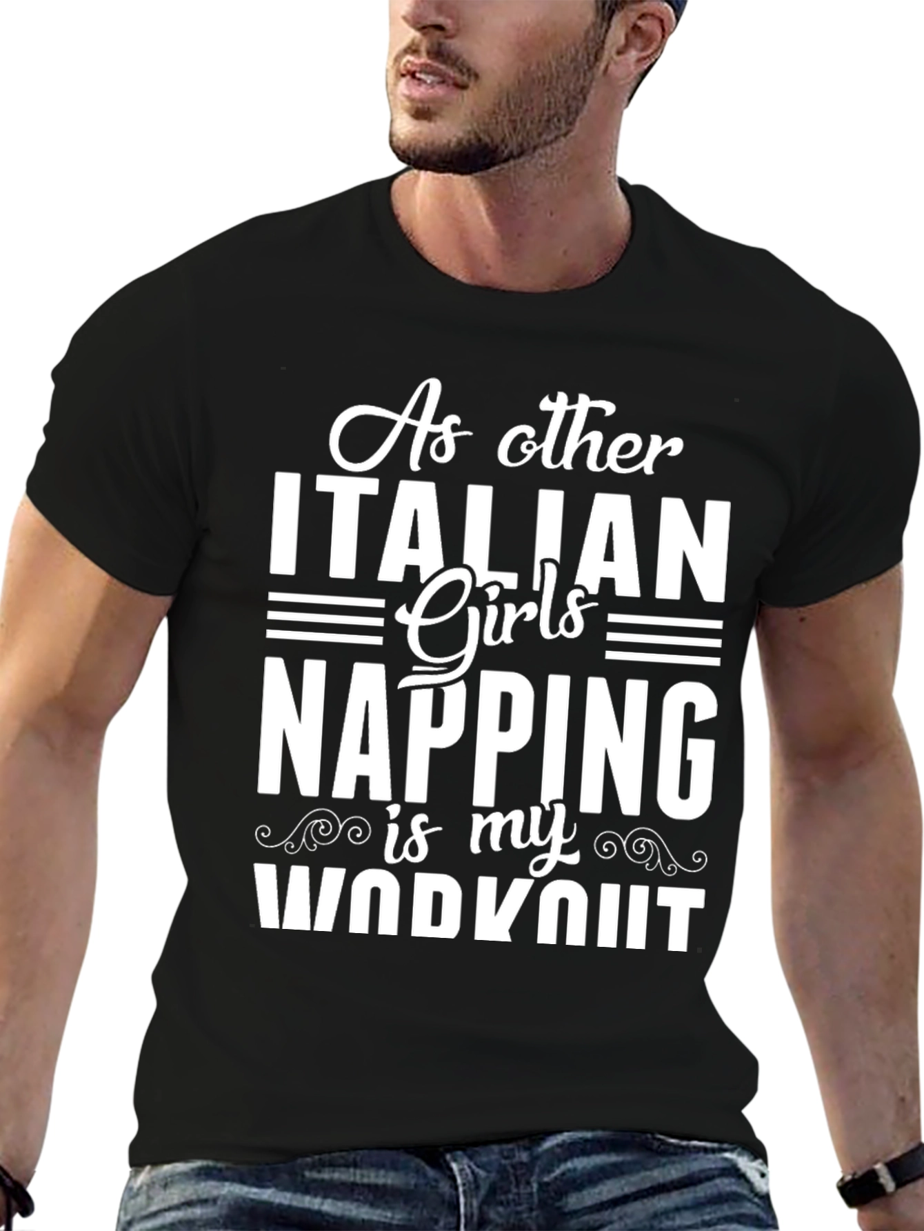 Italian Girls Napping Workout T-Shirt