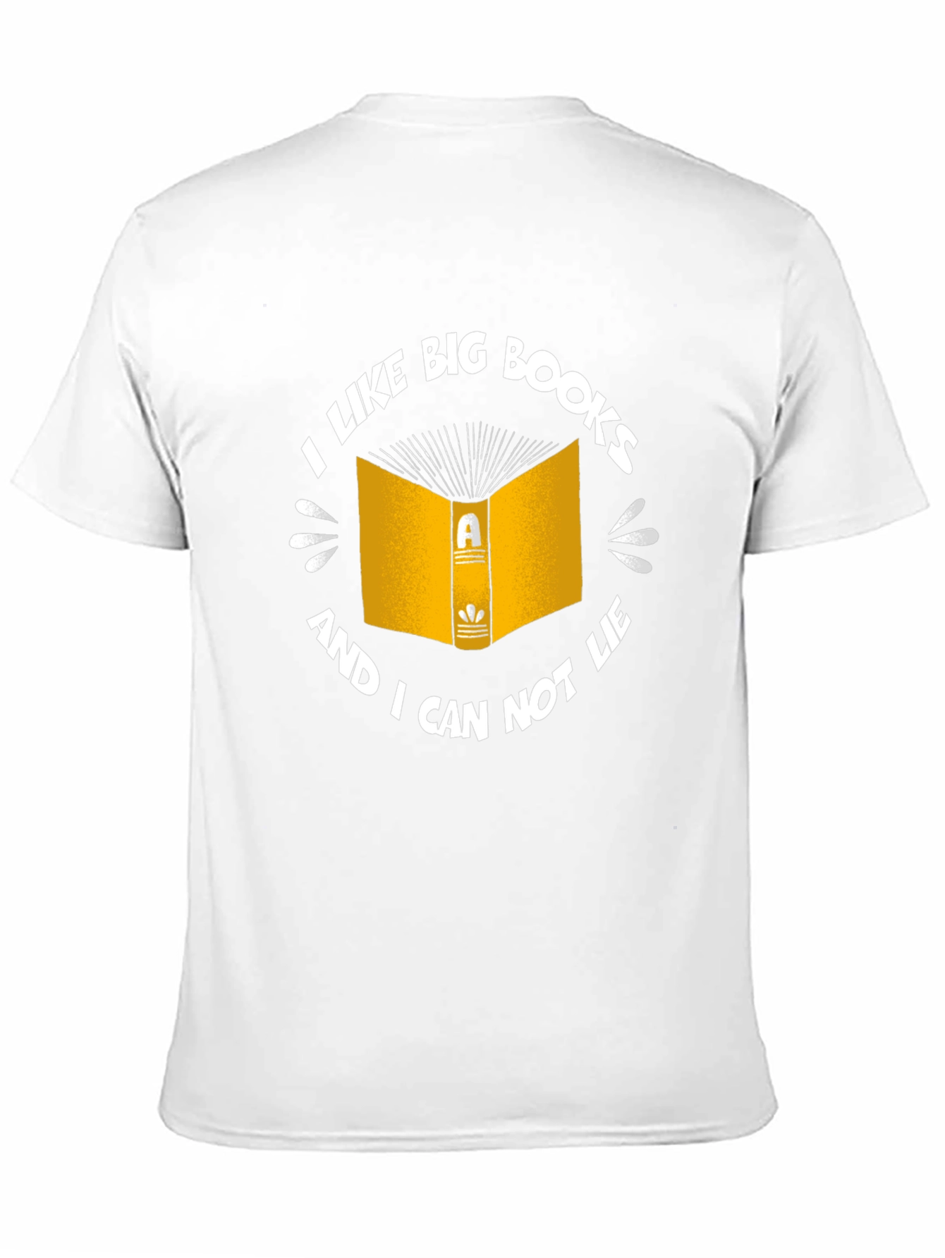 Funny I Like Big Books Black T-Shirt