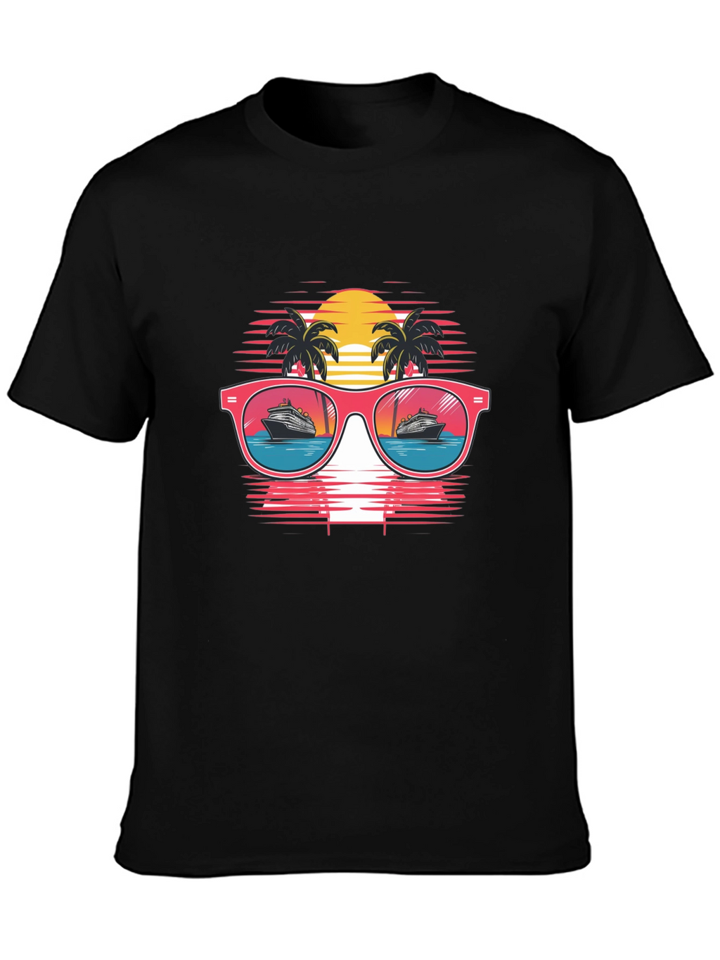 Retro Cruise Sunglasses Graphic Tee