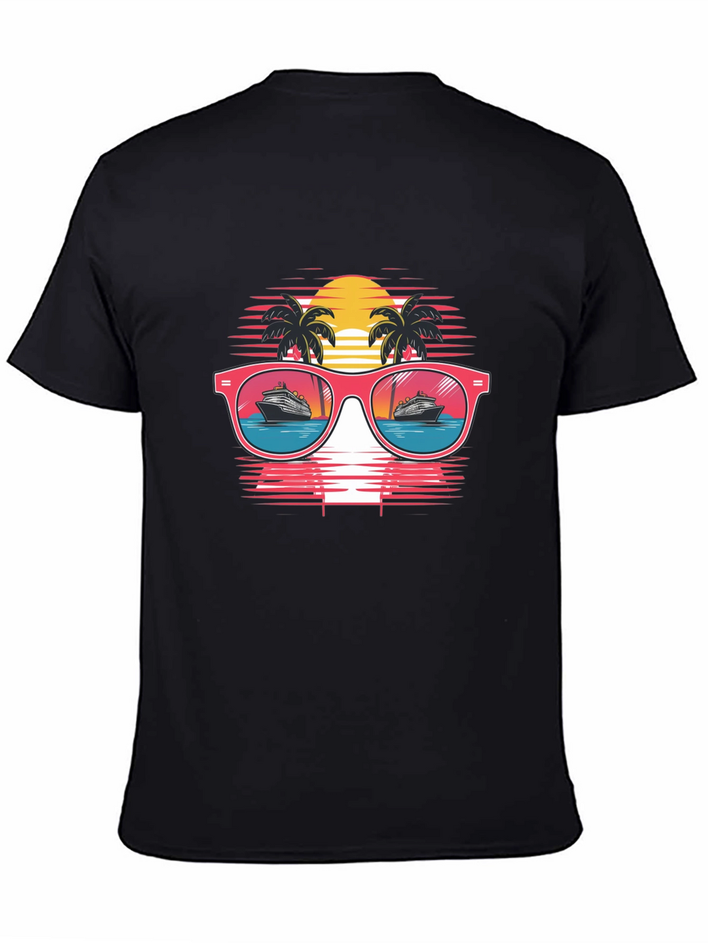 Retro Cruise Sunglasses Graphic Tee