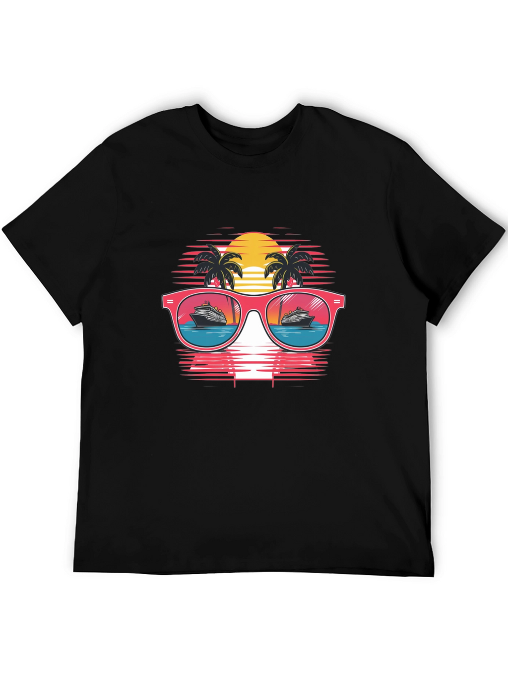 Retro Cruise Sunglasses Graphic Tee