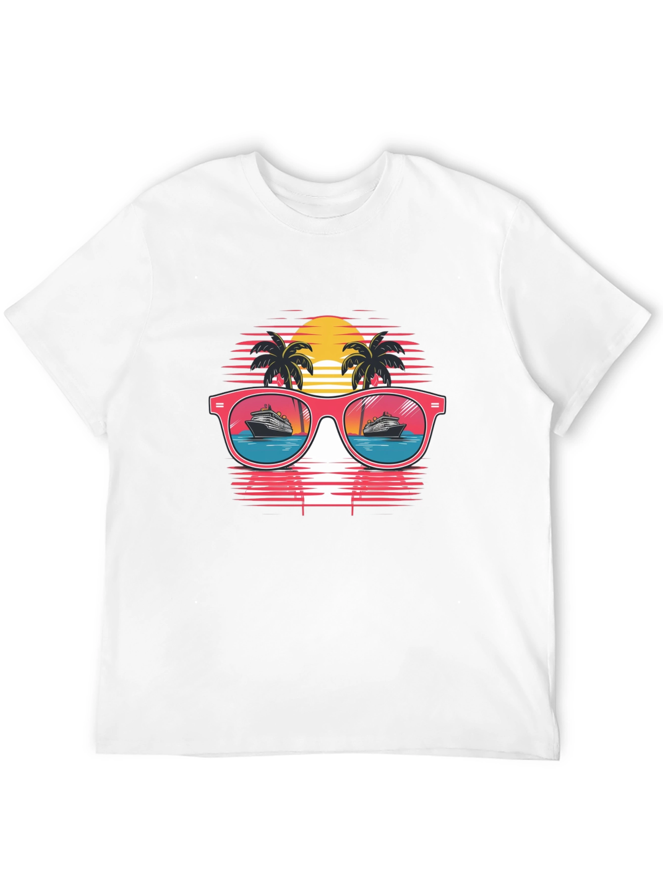 Retro Cruise Sunglasses Graphic Tee
