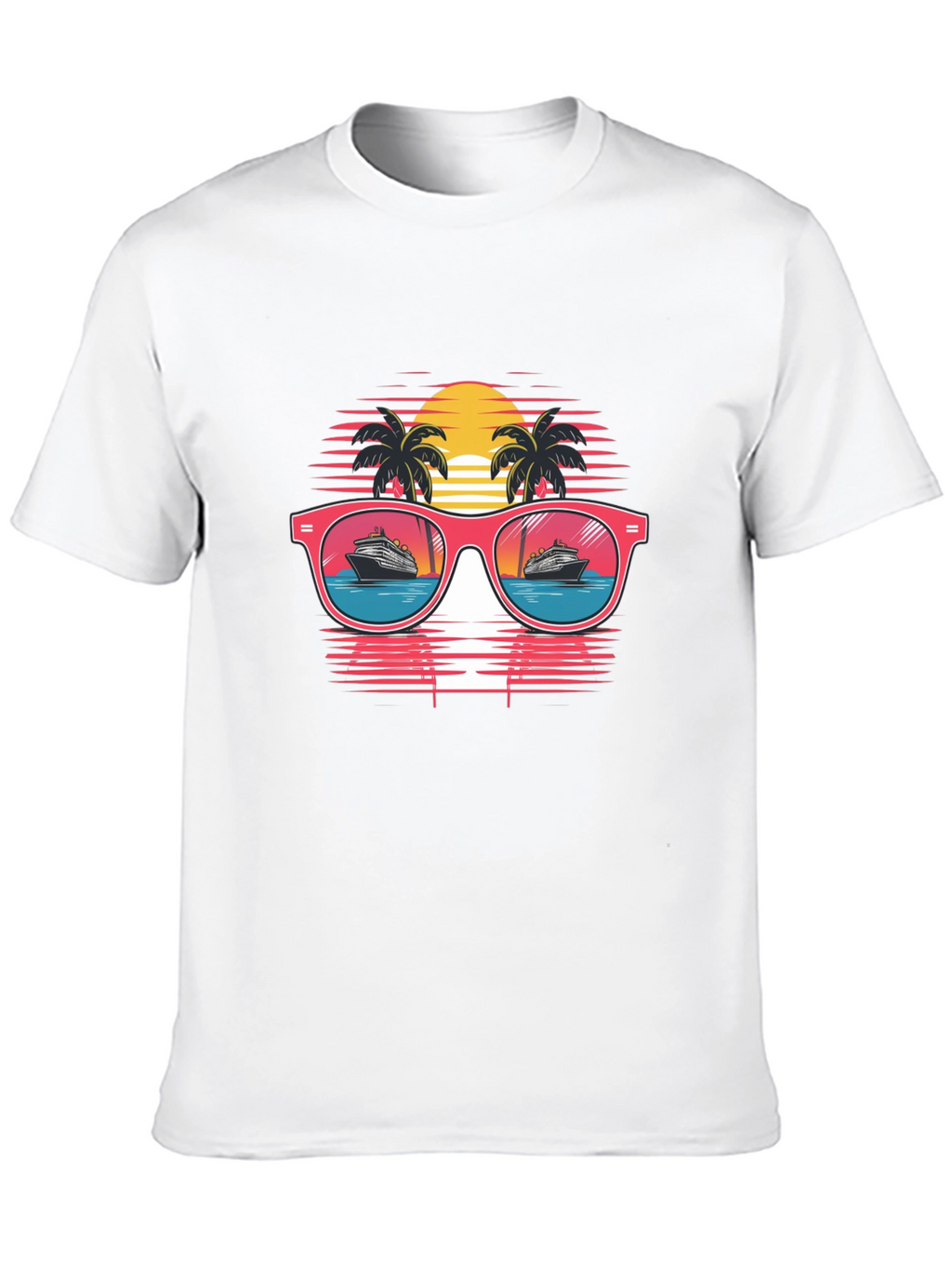 Retro Cruise Sunglasses Graphic Tee