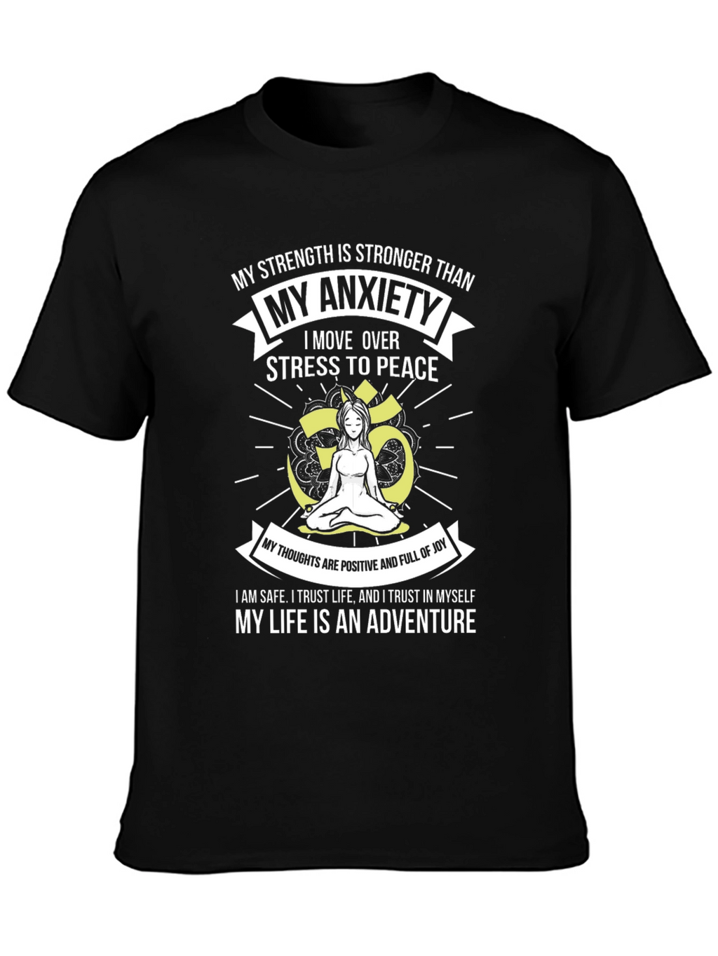 Mindful Meditation T-Shirt: Stress to Peace