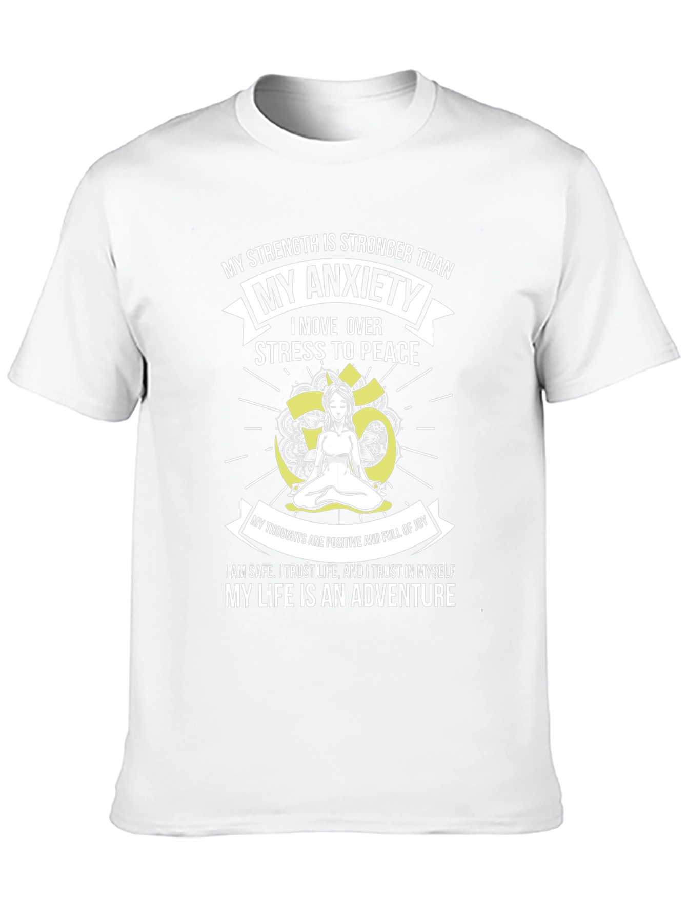 Mindful Meditation T-Shirt: Stress to Peace