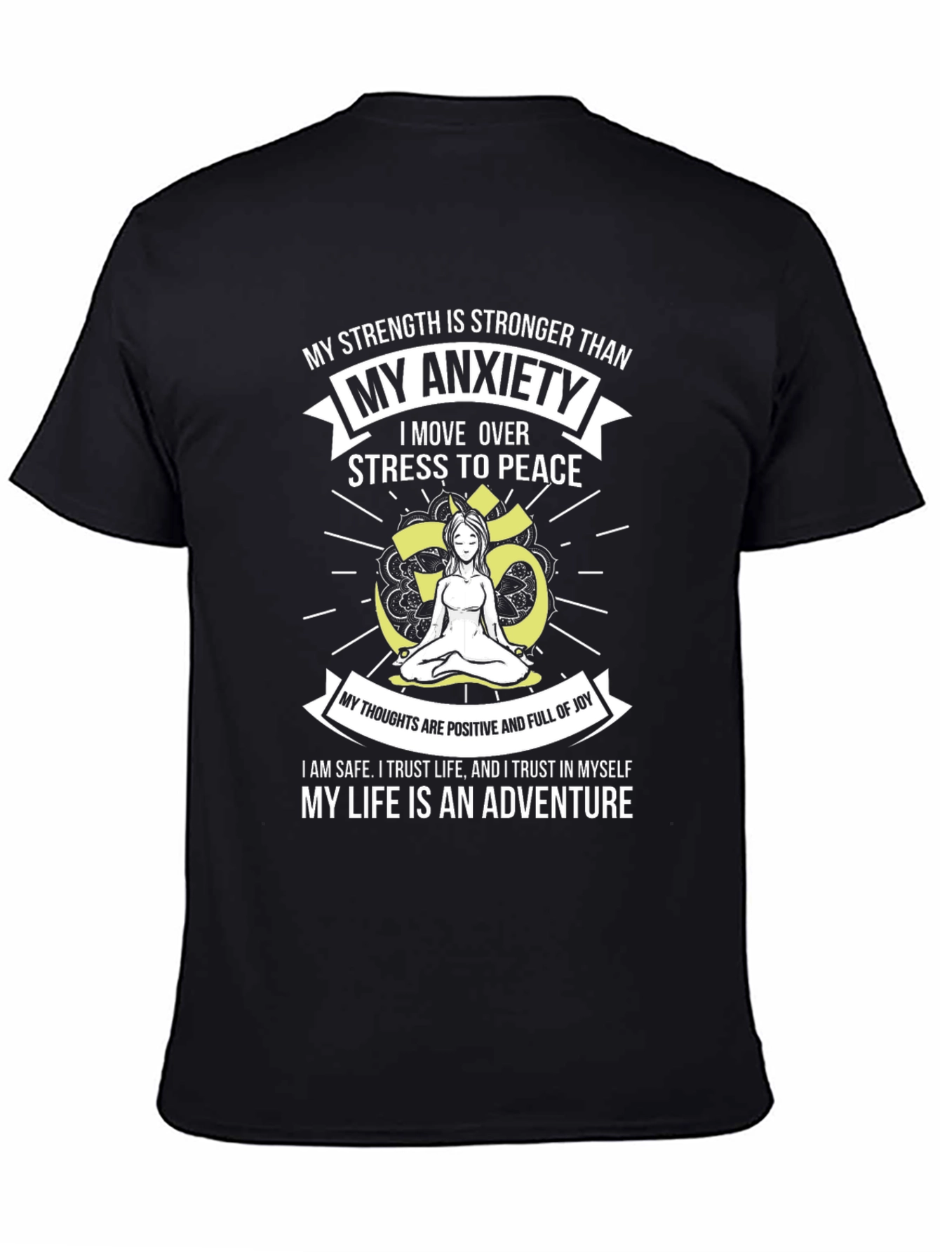 Mindful Meditation T-Shirt: Stress to Peace