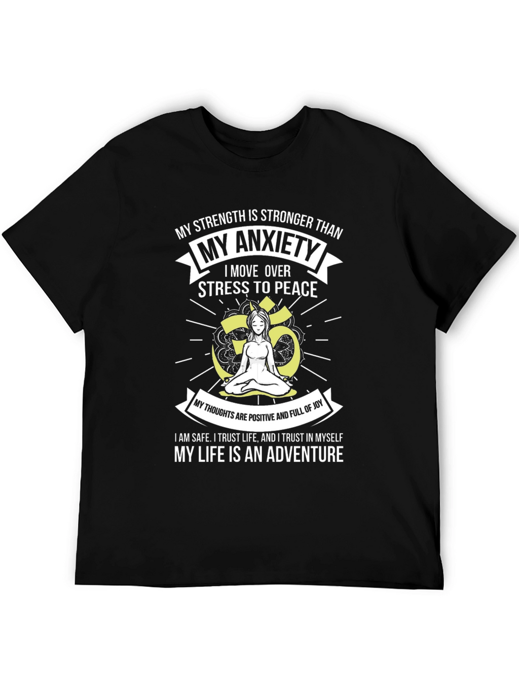 Mindful Meditation T-Shirt: Stress to Peace