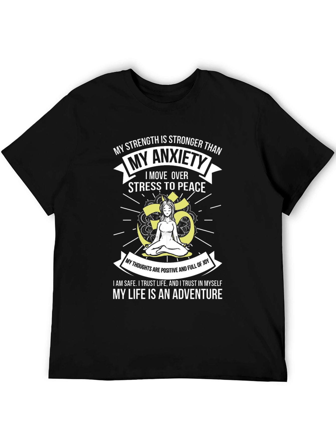 Mindful Meditation T-Shirt: Stress to Peace