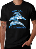 Goleta California Dolphin T-Shirt - Black