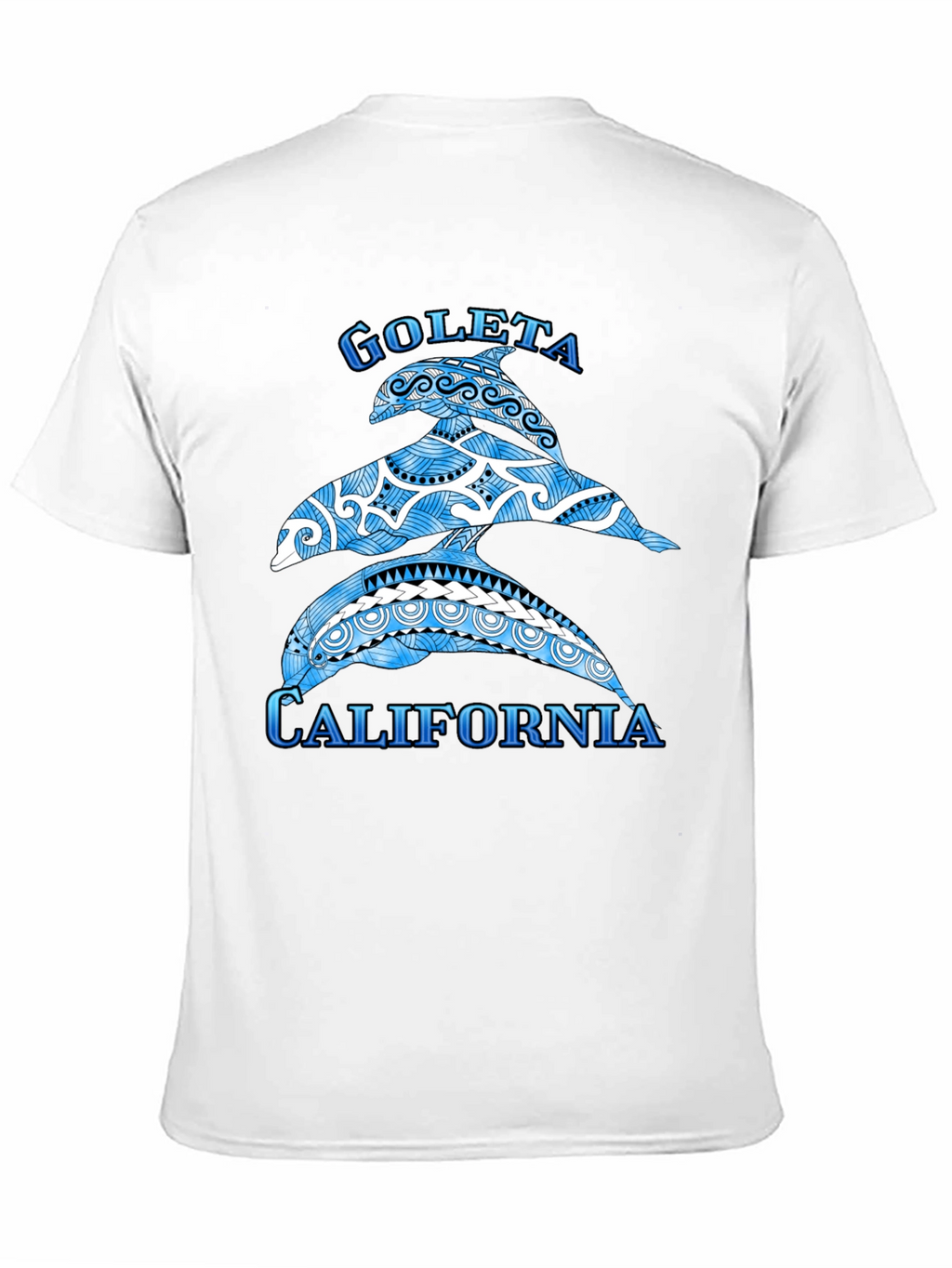 Goleta California Dolphin T-Shirt - Black