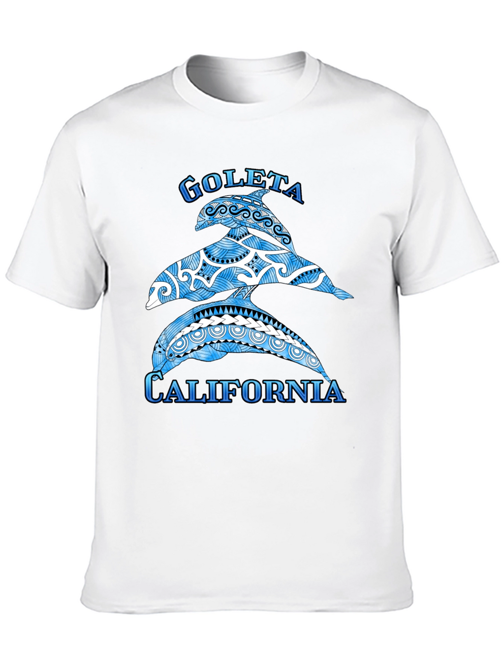 Goleta California Dolphin T-Shirt - Black