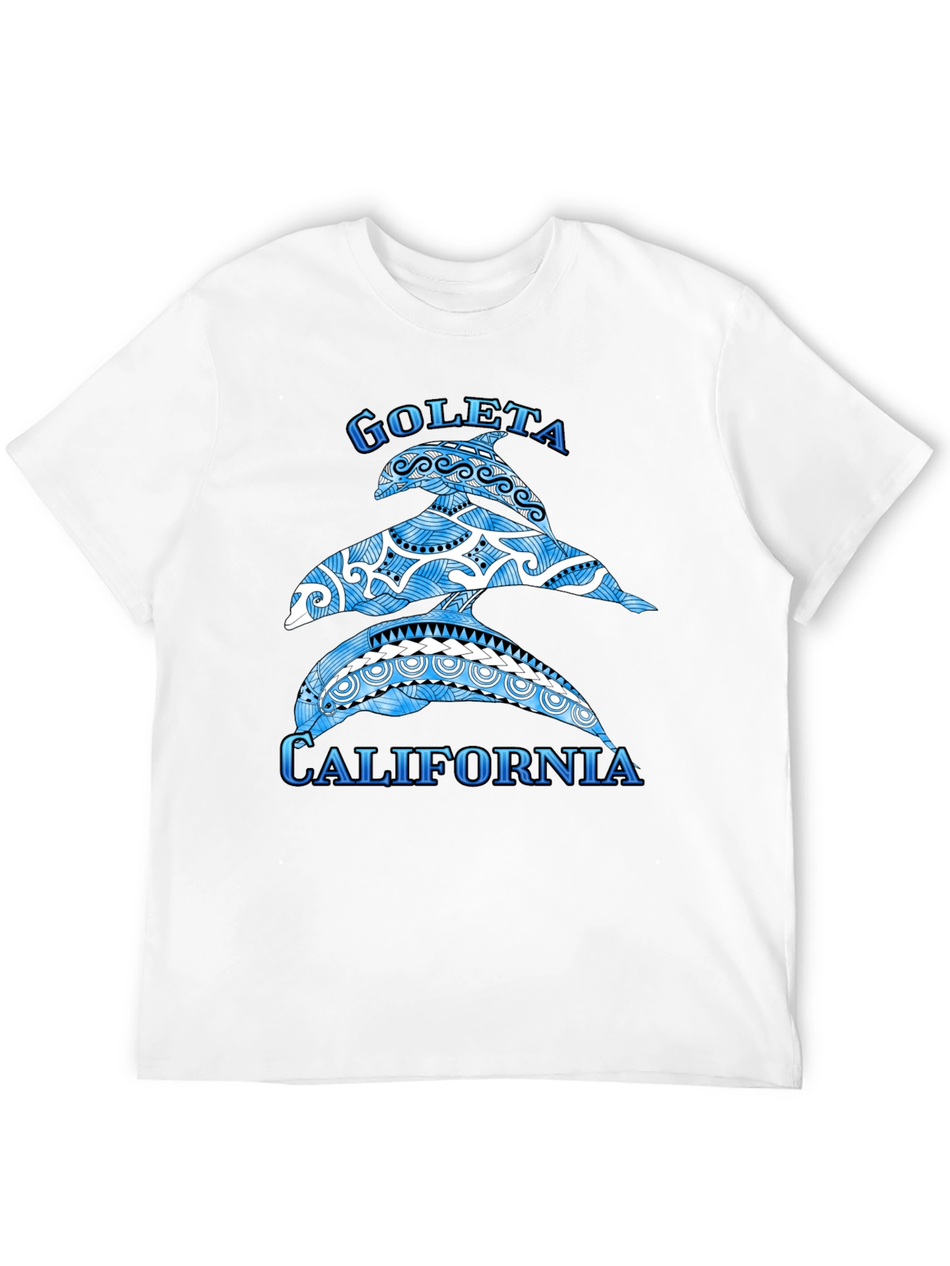 Goleta California Dolphin T-Shirt - Black
