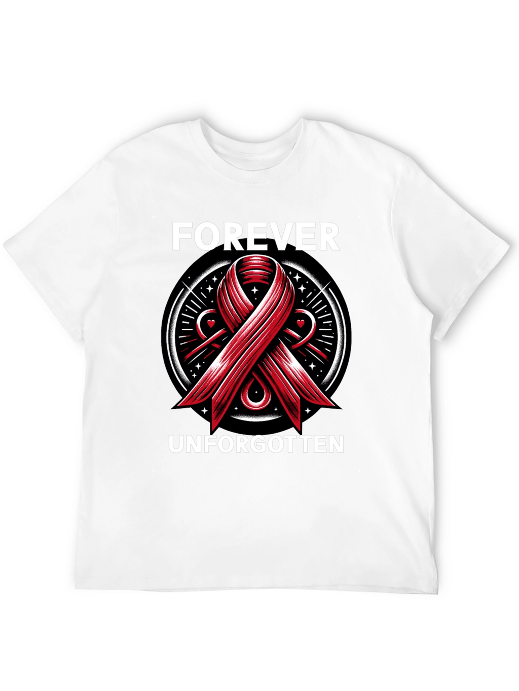 Forever Unforgotten Ribbon Graphic Tee