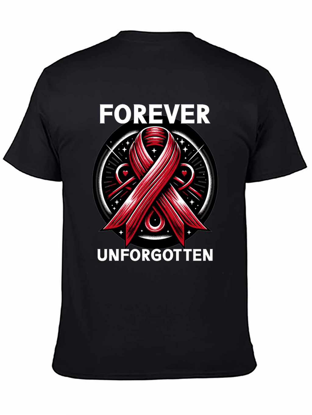 Forever Unforgotten Ribbon Graphic Tee