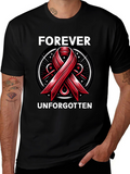 Forever Unforgotten Ribbon Graphic Tee