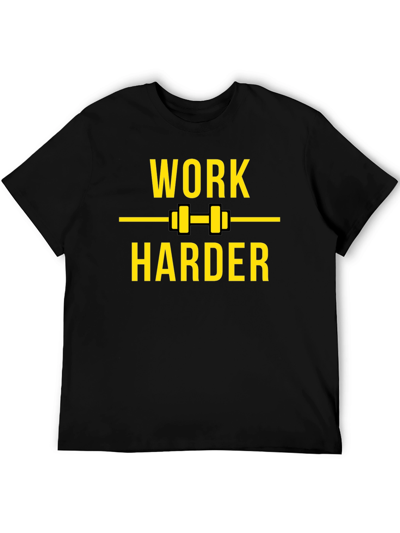 Work Harder Gym T-Shirt - Motivational Workout Tee