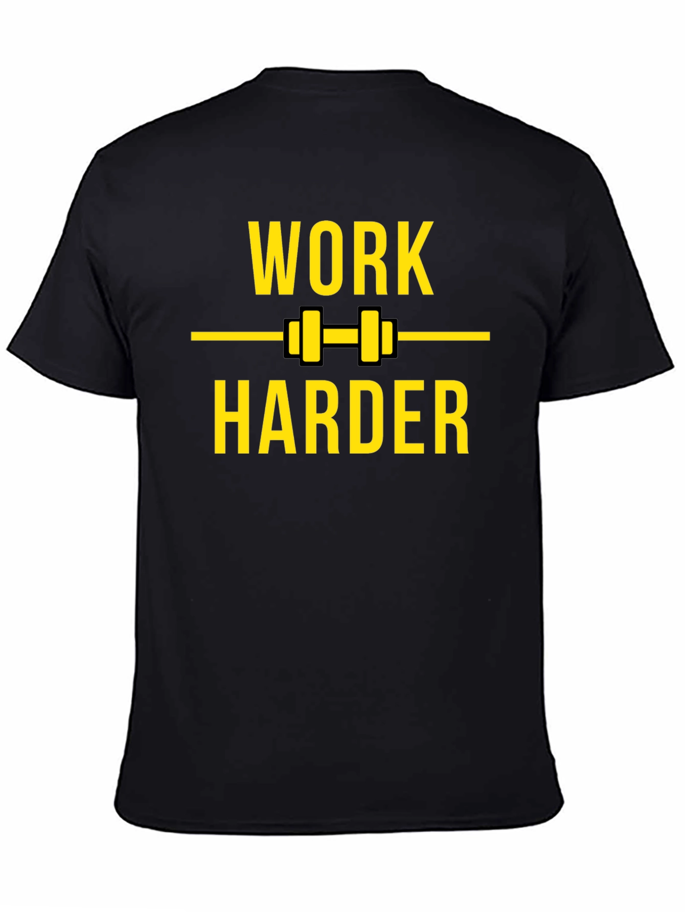 Work Harder Gym T-Shirt - Motivational Workout Tee