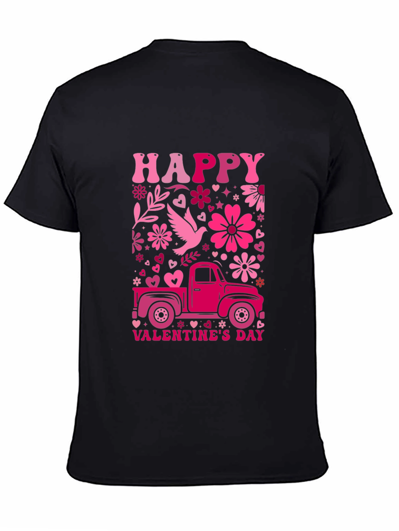 Happy Valentines Day Truck T-Shirt