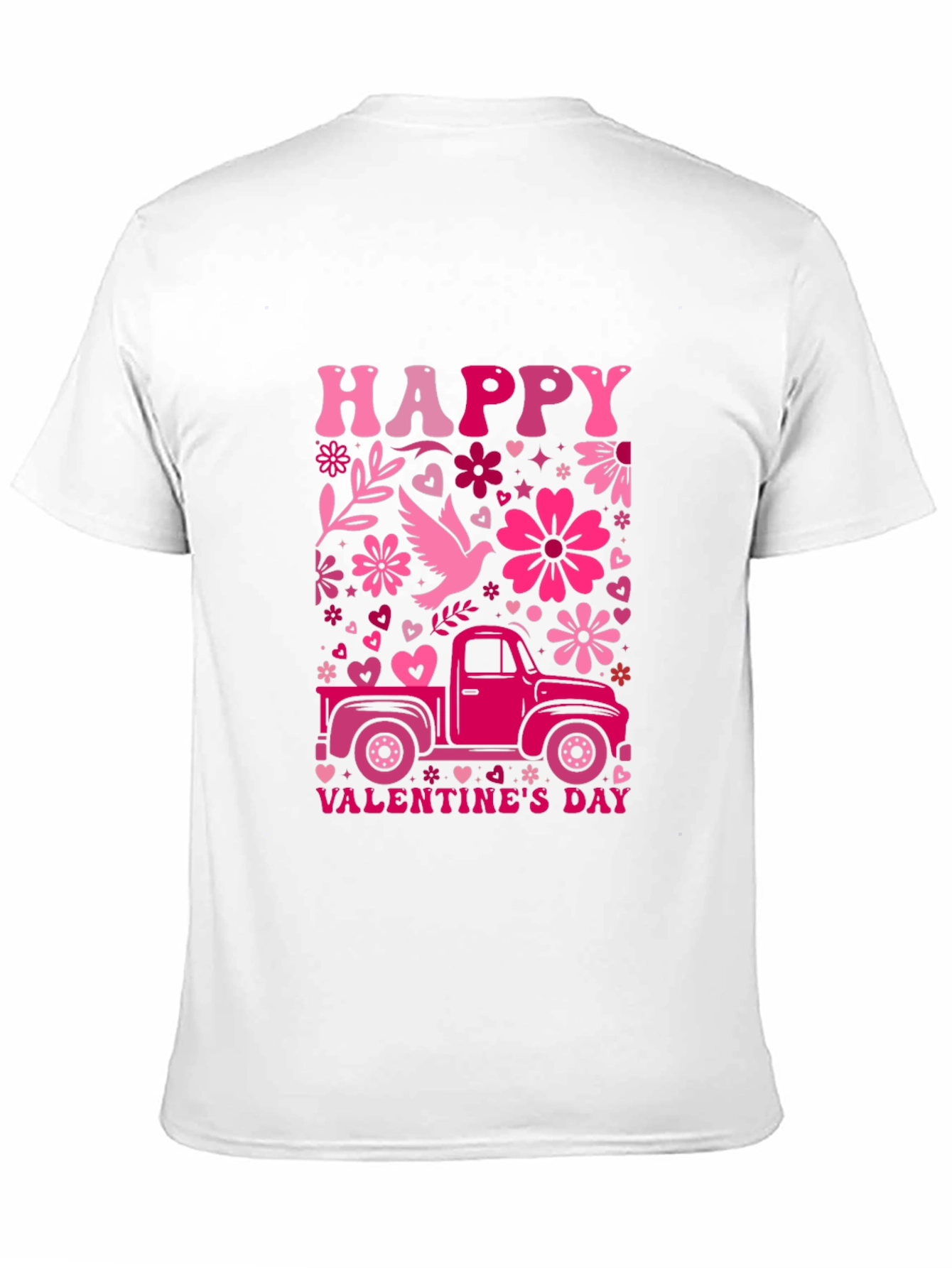 Happy Valentines Day Truck T-Shirt
