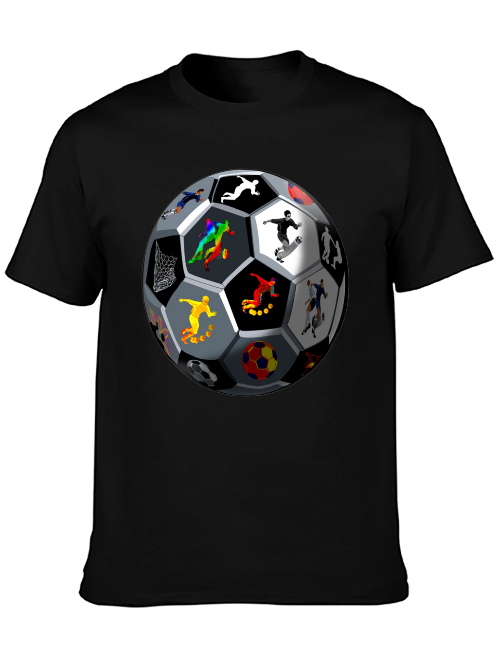 Soccer Ball Players Graphic T-Shirt