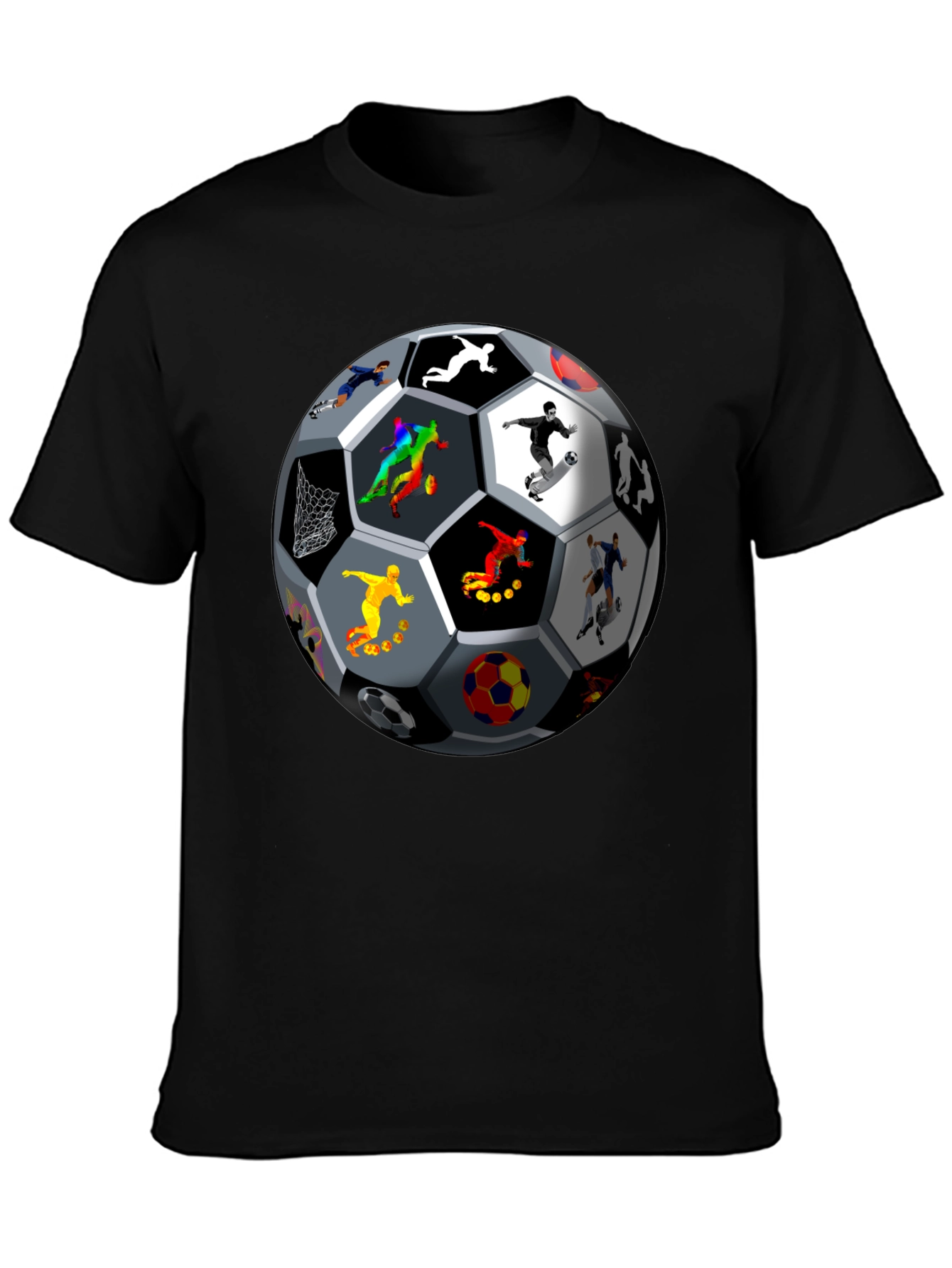 Soccer Ball Players Graphic T-Shirt