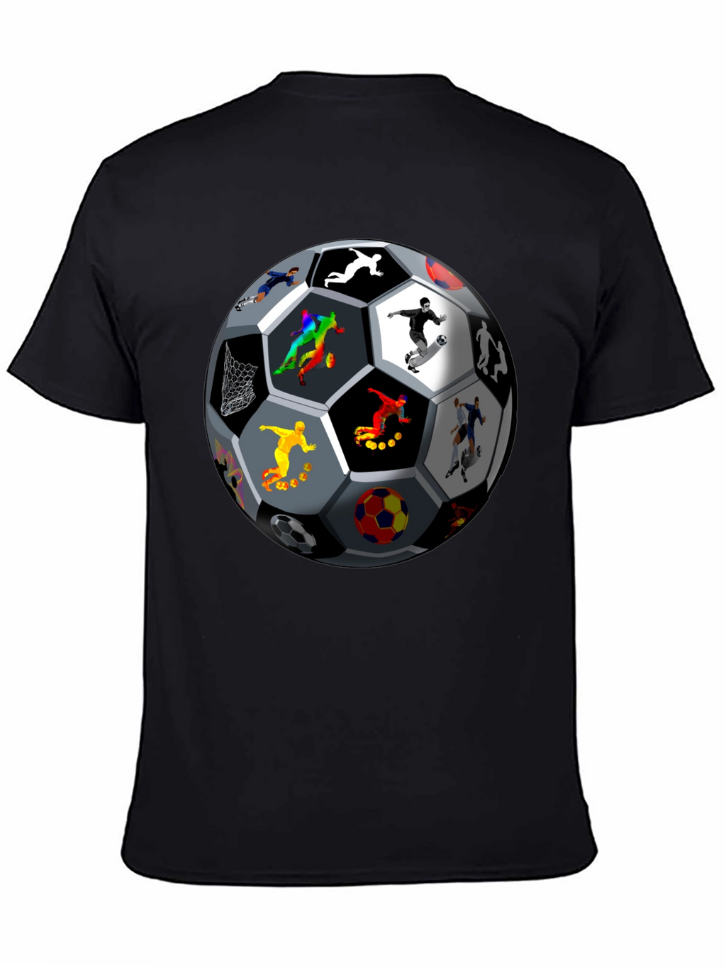 Soccer Ball Players Graphic T-Shirt