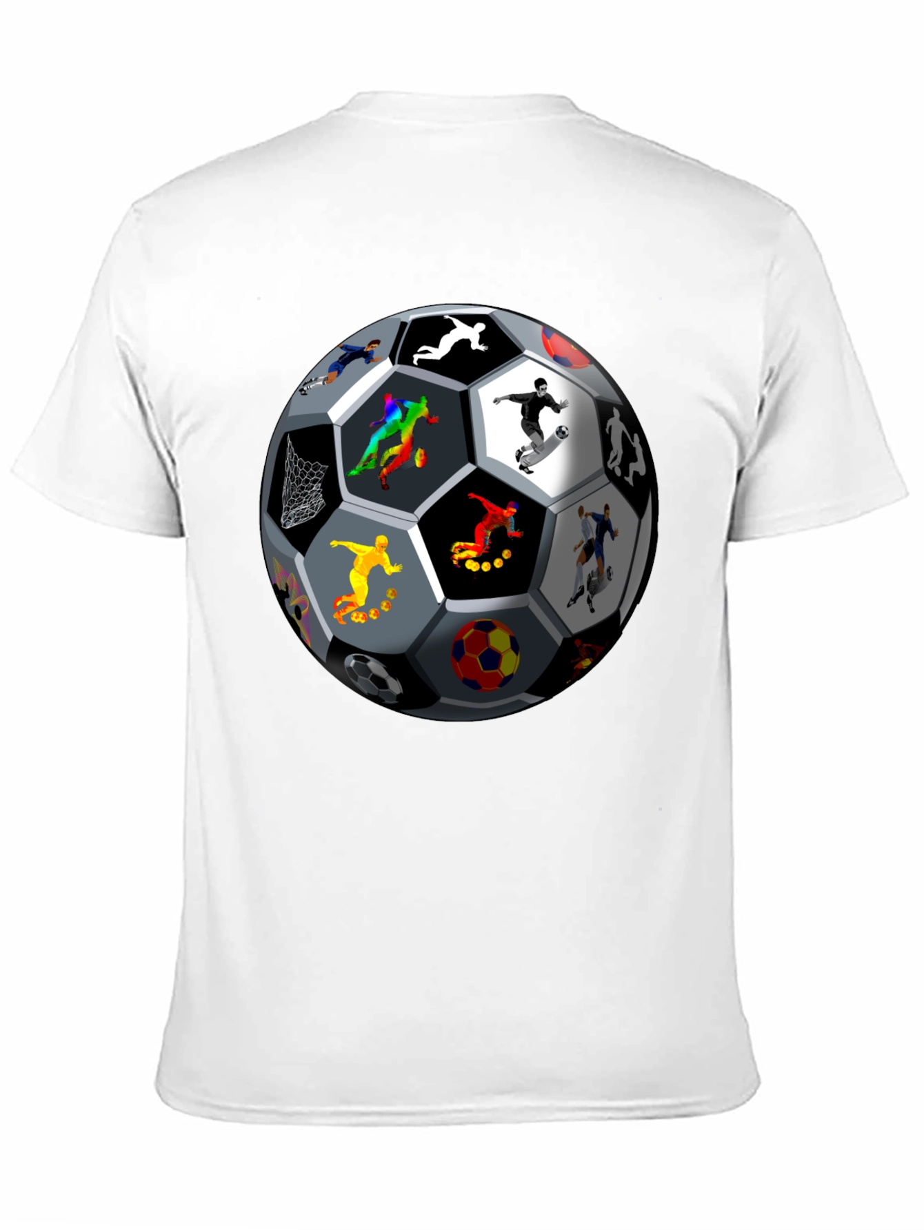 Soccer Ball Players Graphic T-Shirt