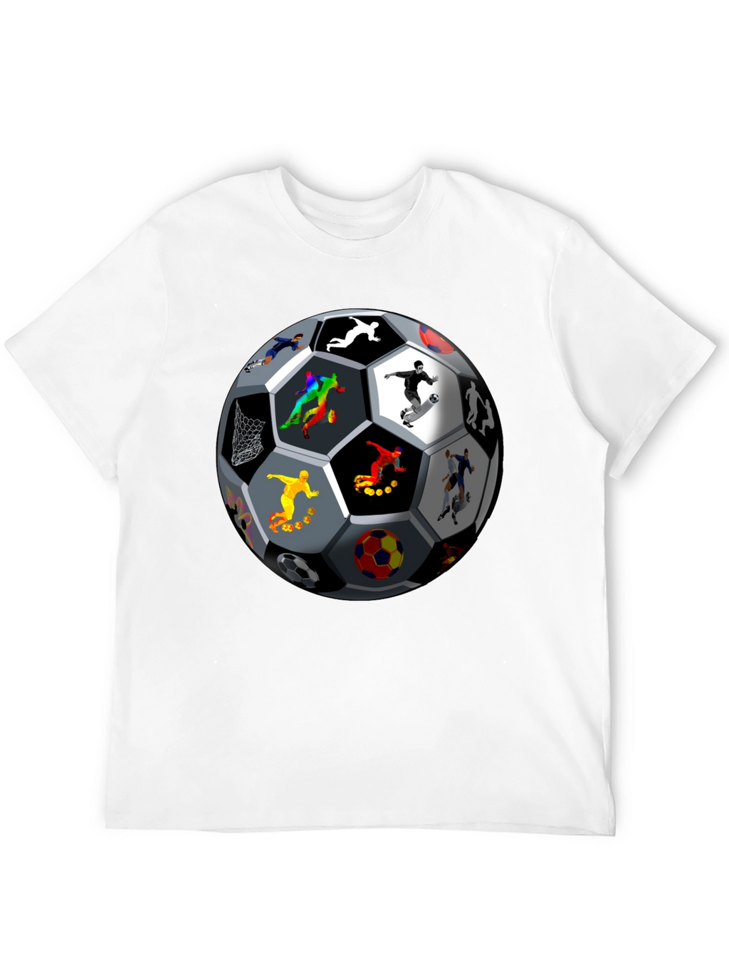 Soccer Ball Players Graphic T-Shirt