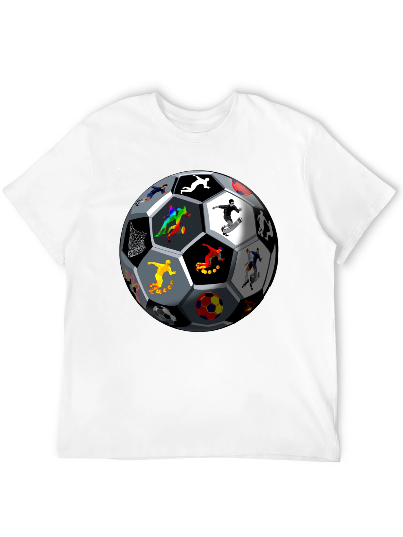 Soccer Ball Players Graphic T-Shirt