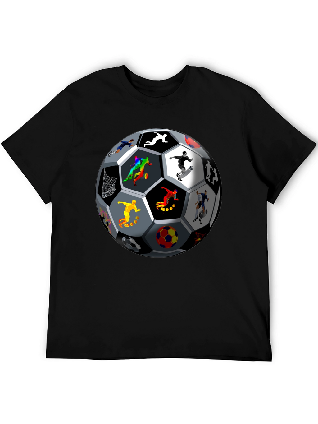 Soccer Ball Players Graphic T-Shirt