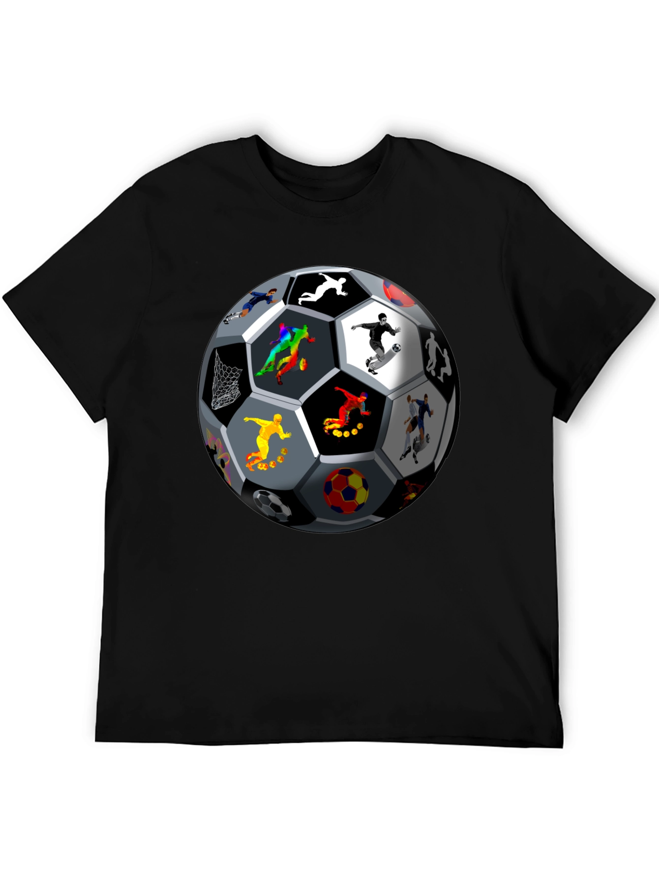 Soccer Ball Players Graphic T-Shirt