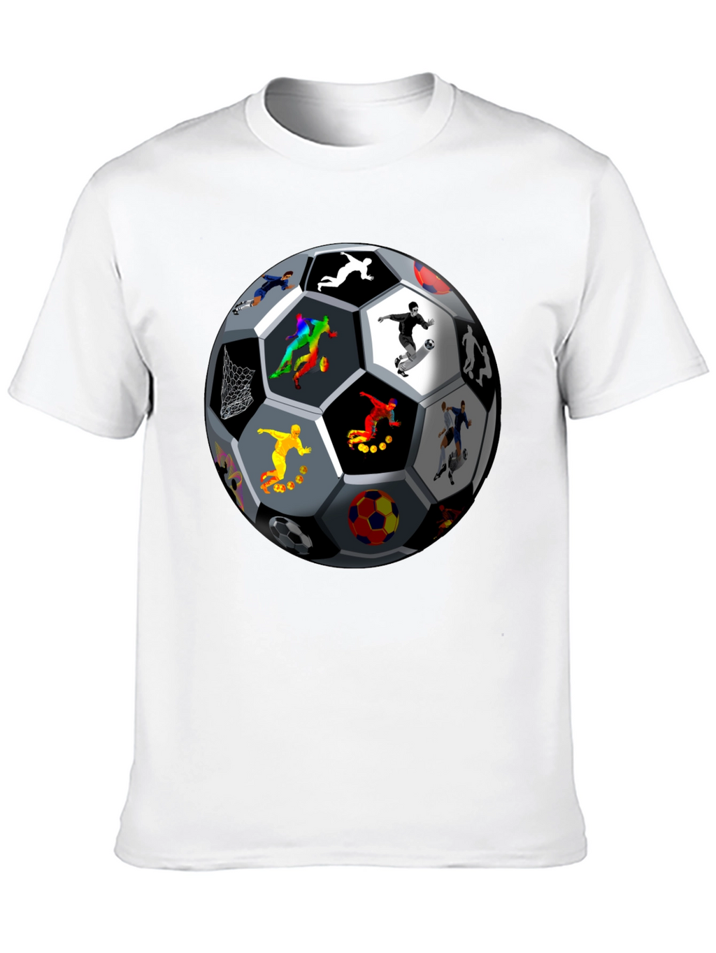 Soccer Ball Players Graphic T-Shirt