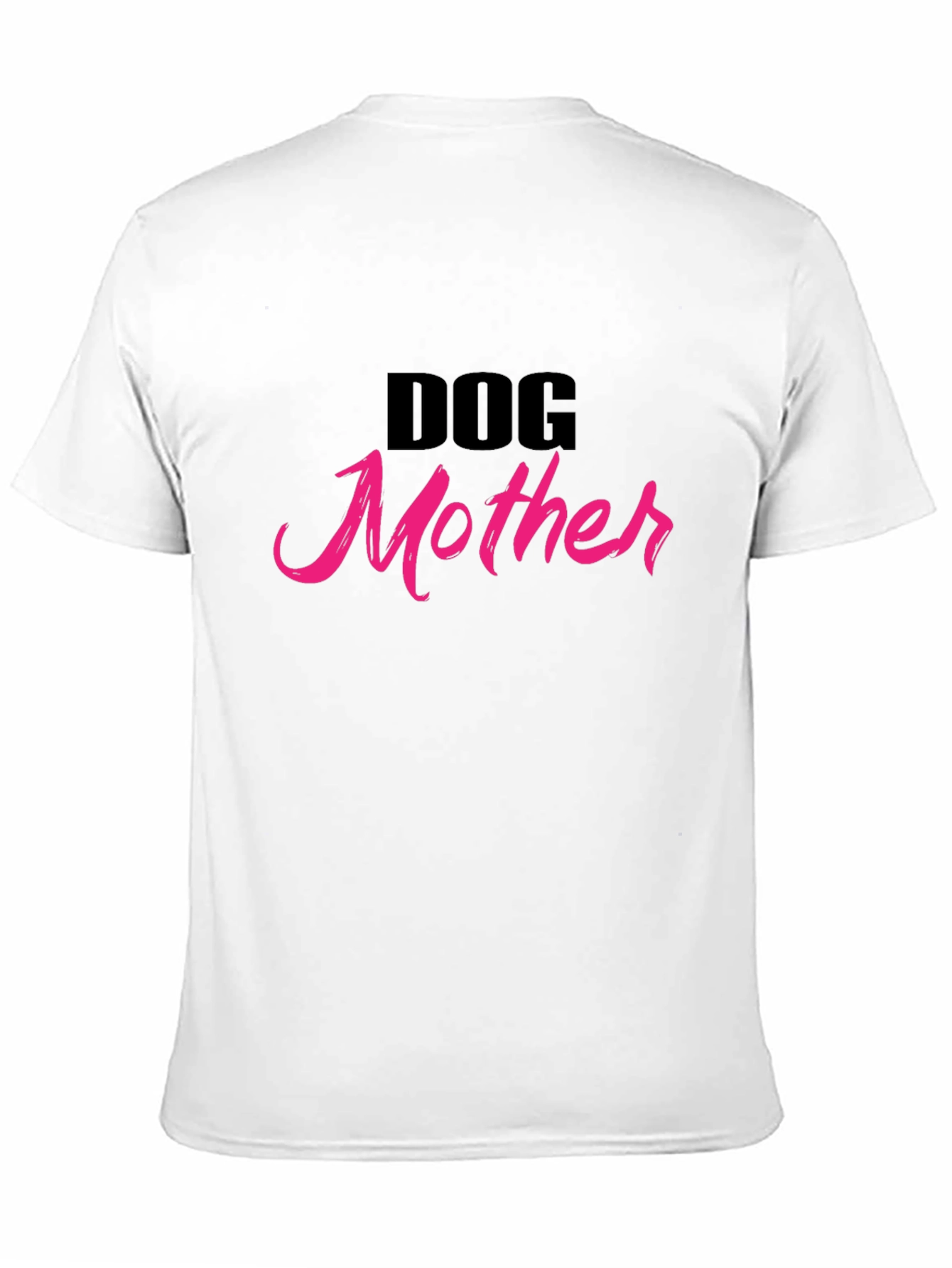 Dog Mother T-Shirt - Black Cotton Blend Tee